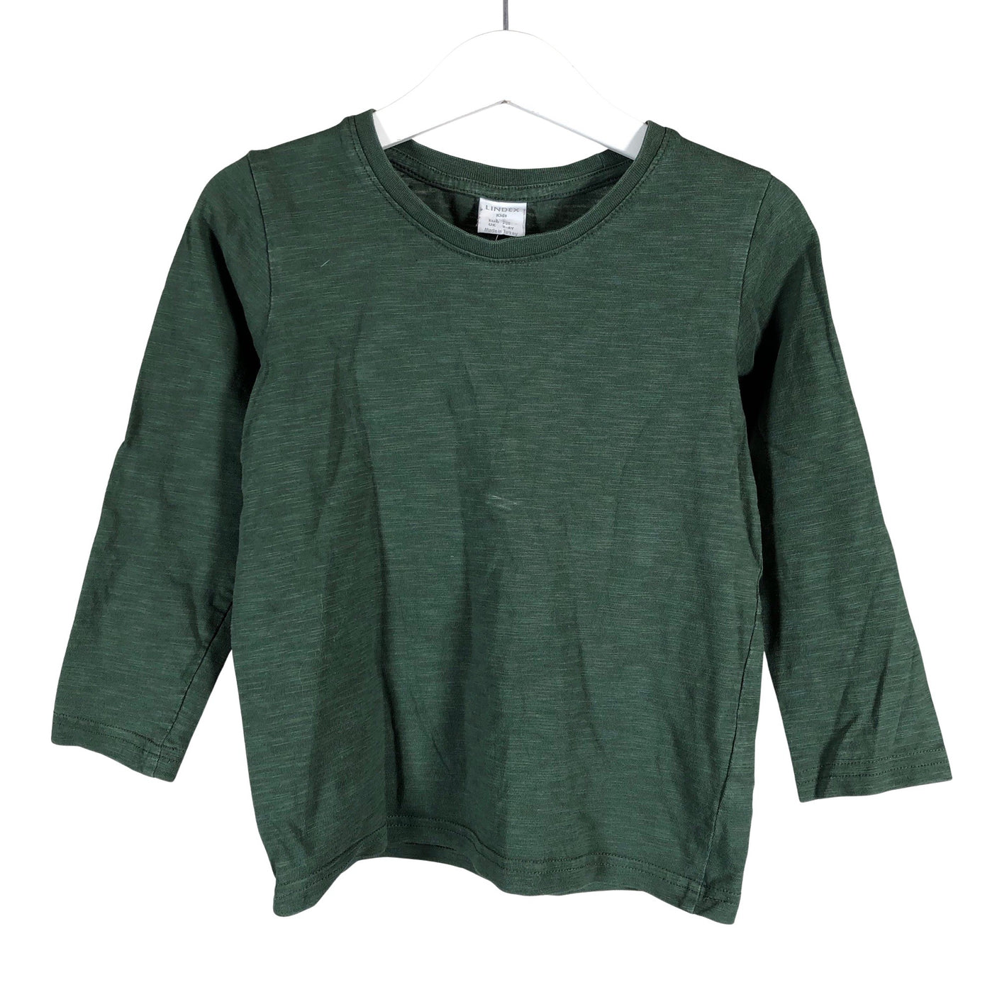 Unisex Lindex - Trikotaažist pluus, suurus 98 - 104 - Roheline (1)