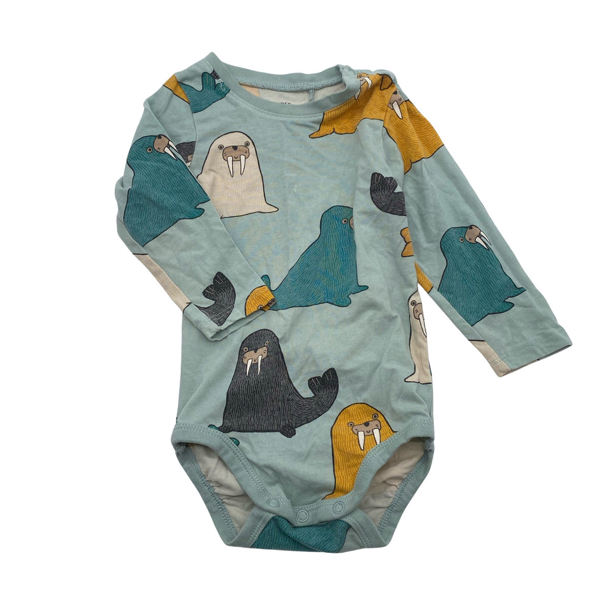 Unisex Lindex - Bodi, suurus 68 - 74 - Helesinine (1)