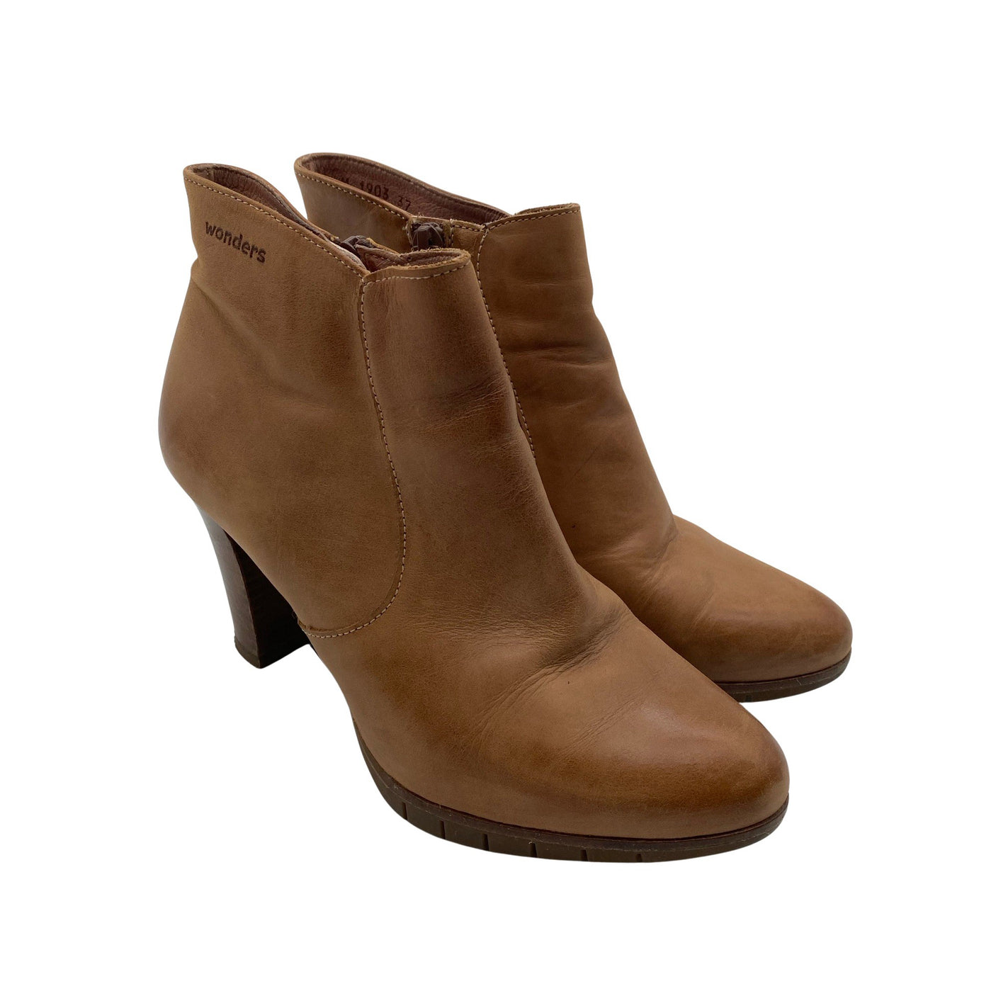 Unisex Wonders - Poolsaapad, suurus 37 - Pruun (2)