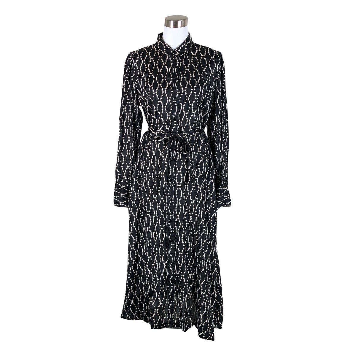 Unisex Kaffe - Mitteveniv kleit, suurus 40 - Must (1)