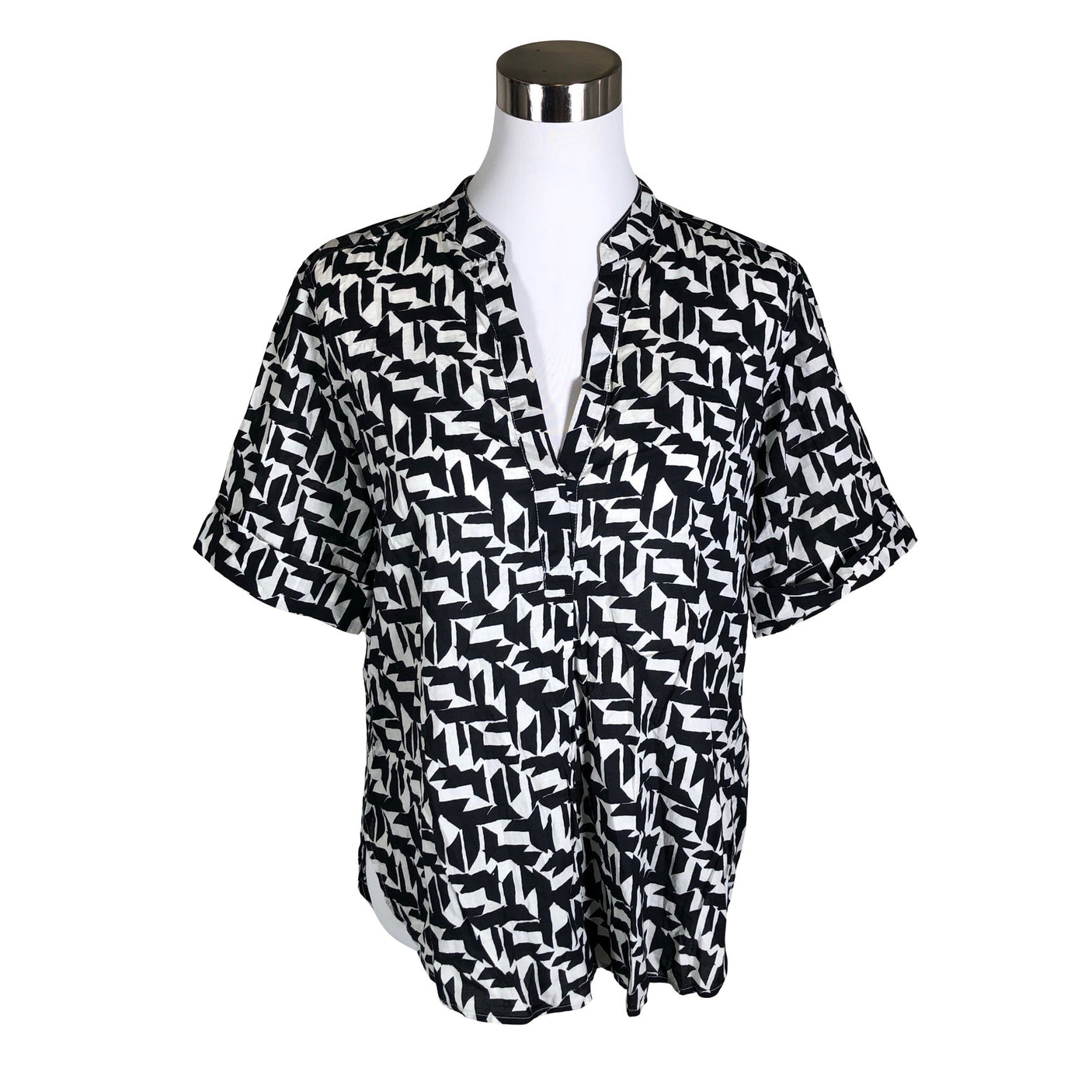 Unisex Marc O'Polo - Lühikeste käistega pluus, suurus 38 - Must (1)
