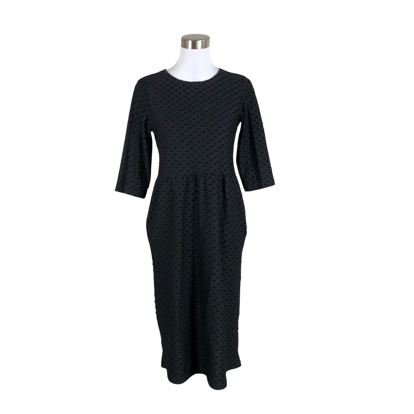 Unisex Aarrelabel - Dressikangast kleit, suurus 34 - Must (1)
