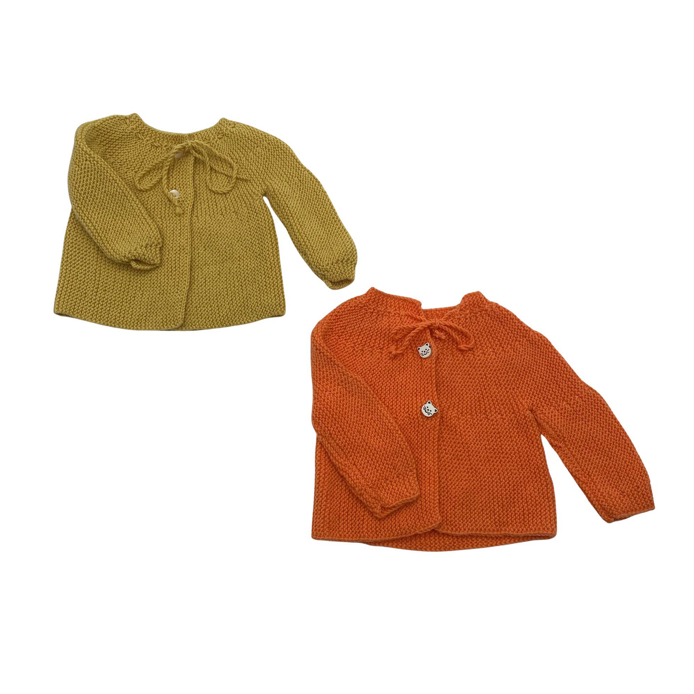 Unisex Handmade - Kardigan, suurus 44 - 50 - Kollane (1)