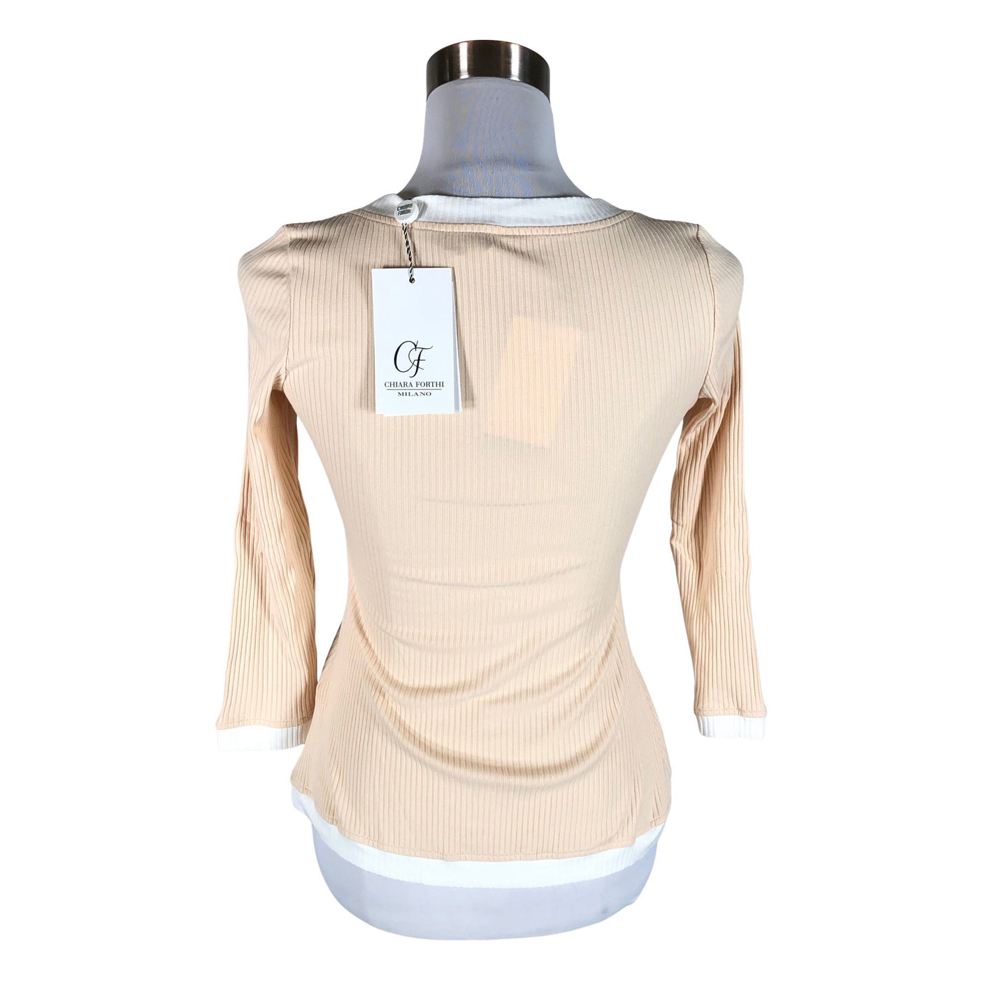 Unisex Chiara Forthi - Trikotaažist pluus, suurus 38 - Beige (2)
