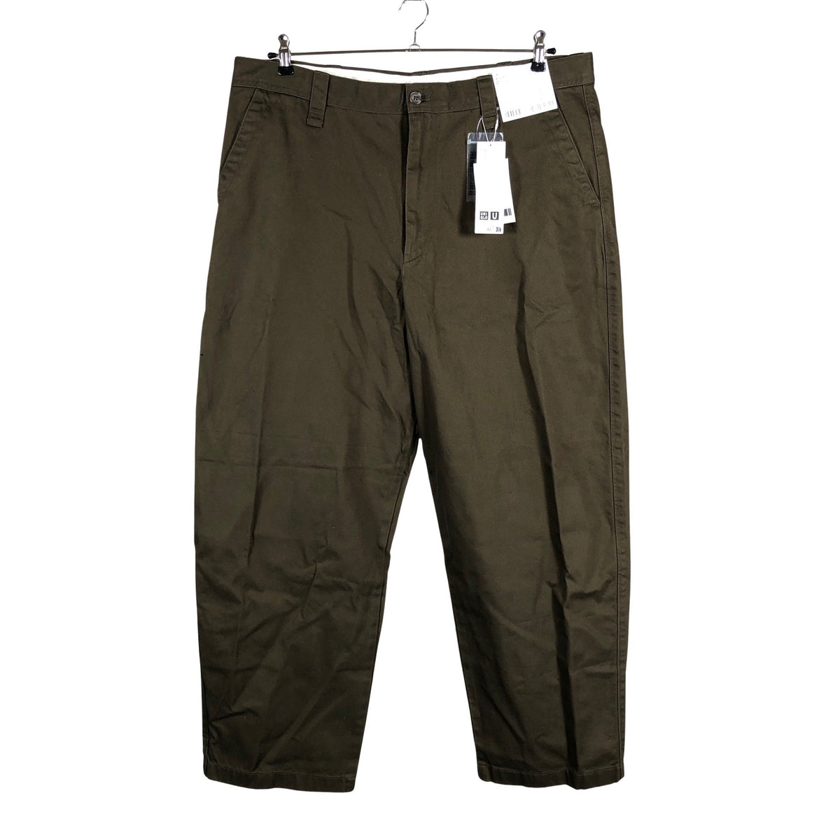 Unisex Uniqlo - Chino-püksid, suurus W40 - Roheline (1)