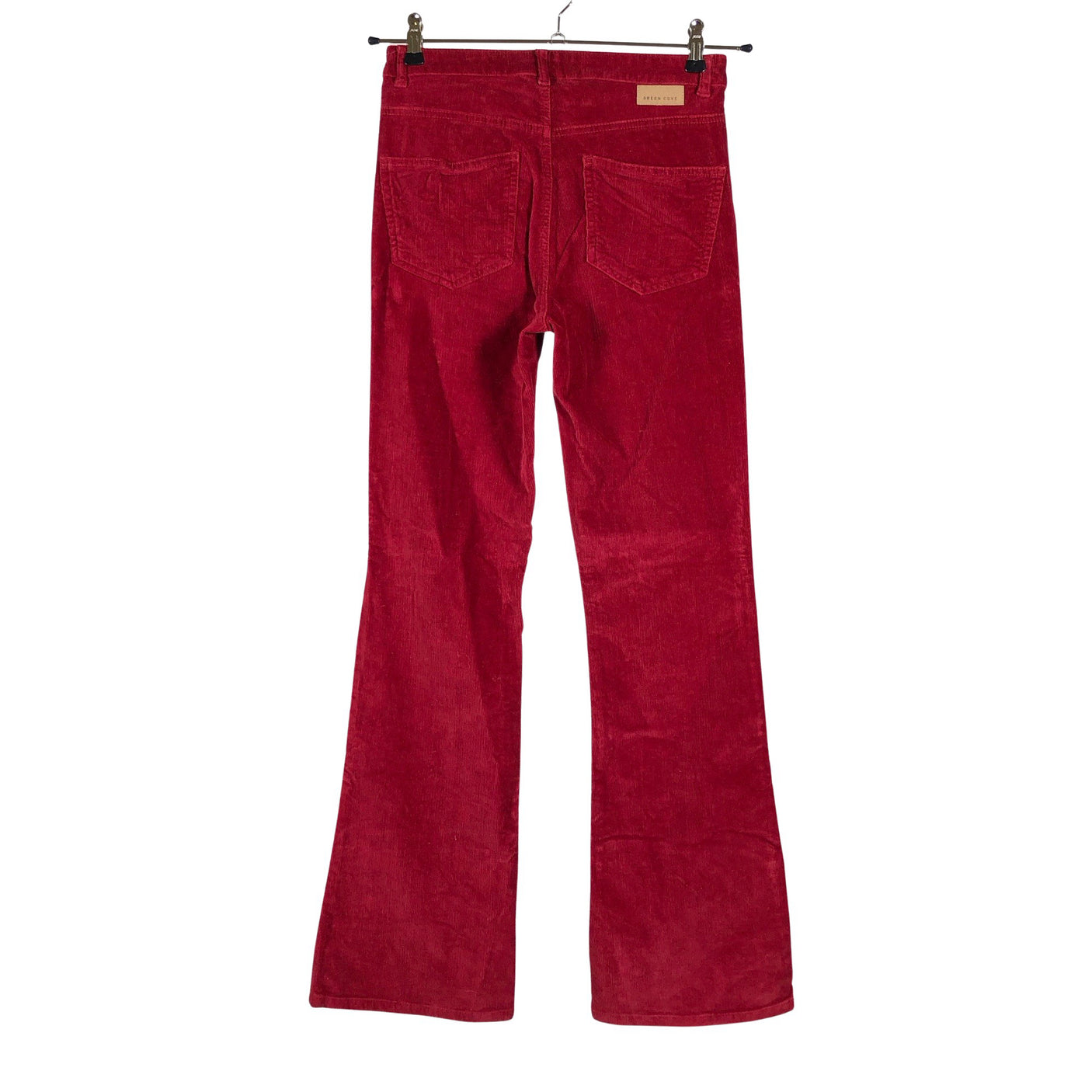 Unisex Green Cove - Sametpüksid, suurus W27 - Punane (2)