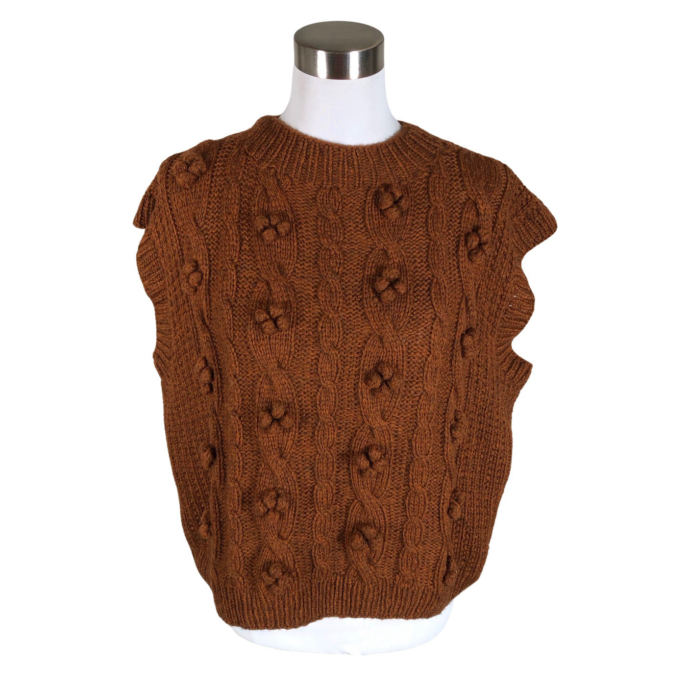 Unisex Handmade - Kampsun, suurus 40 - Pruun (1)