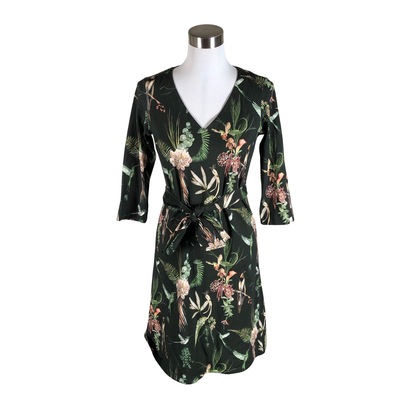 Unisex Nakoa - Trikotaažist kleit, suurus 34 - Roheline (1)