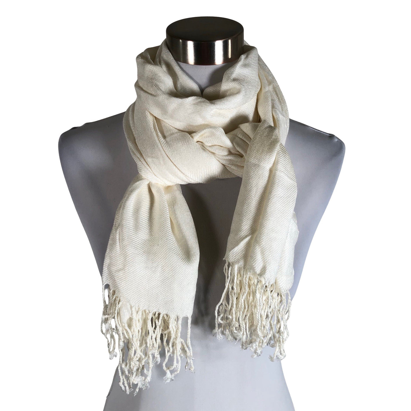 Unisex Lasessor - Õhuke sall, suurus Maxi - Valge (1)