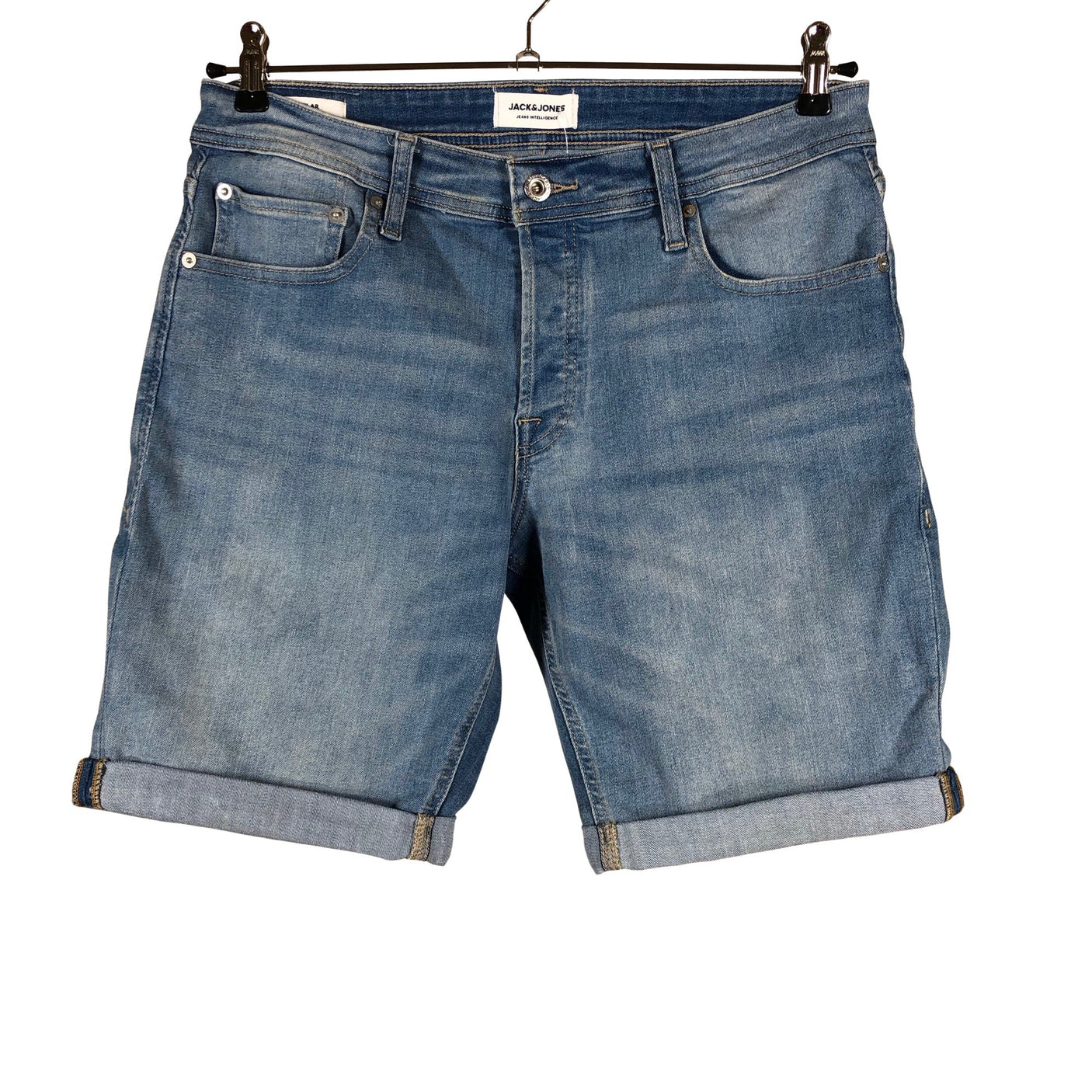Unisex Jack & Jones - Teksast lühikesed püksid, suurus L - Sinine (1)