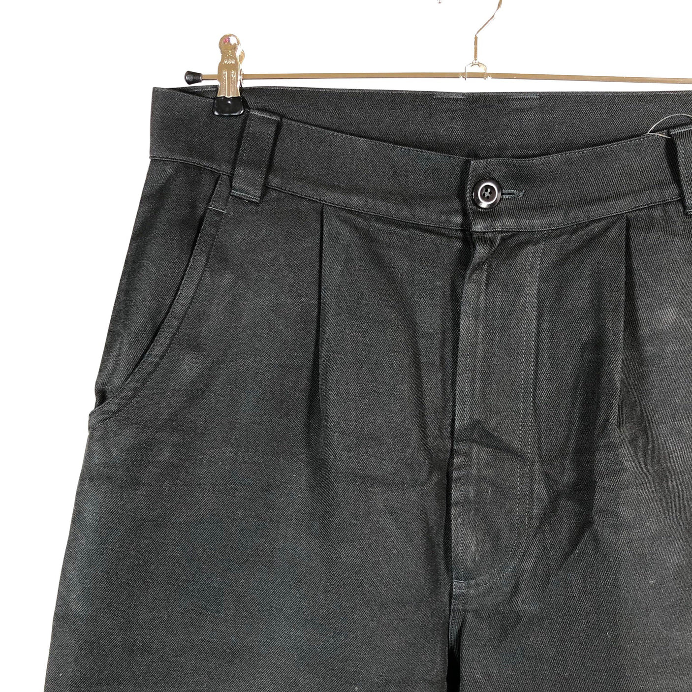 Unisex Margaret Howell - Mittevenivad püksid, suurus 40 - Must (3)