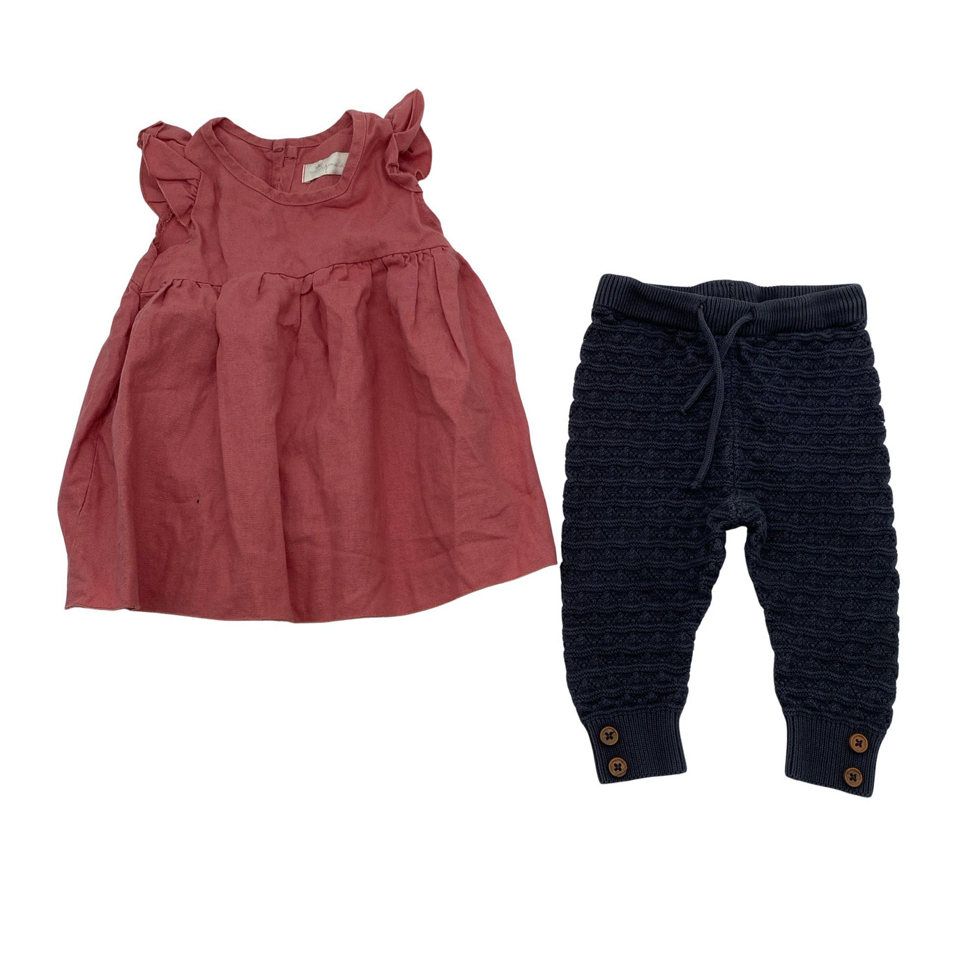 Unisex Mignelin - Mitteveniv kleit, suurus 62 - 68 - Heleroosa (1)