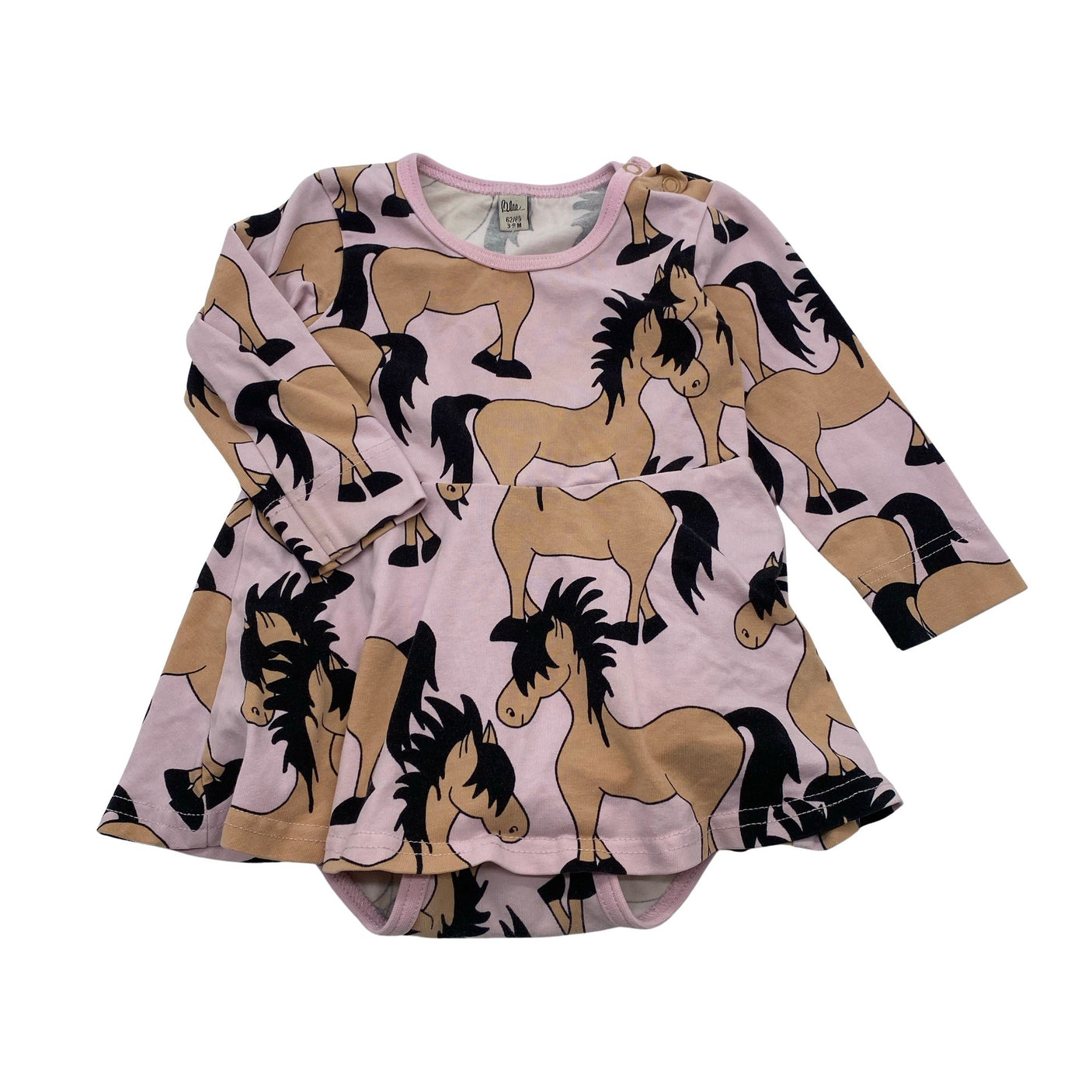 Unisex Blaa - Bodi, suurus 62 - 68 - Heleroosa (1)