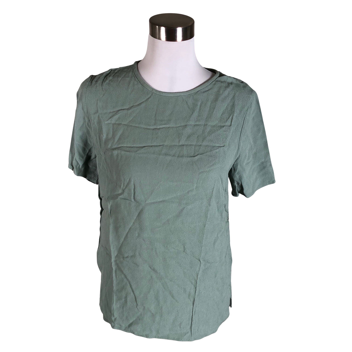 Unisex Samsoe&Samsoe - Lühikeste käistega pluus, suurus 36 - Roheline (1)