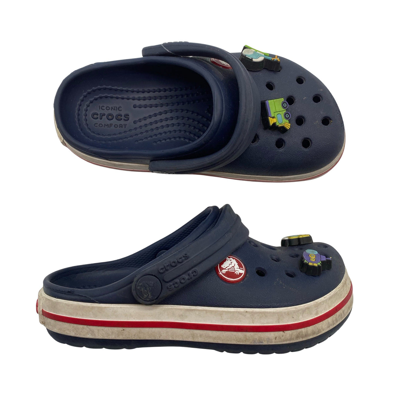 Unisex Crocs - Lahtise kannaga jalanõud, suurus 25 - Sinine (1)