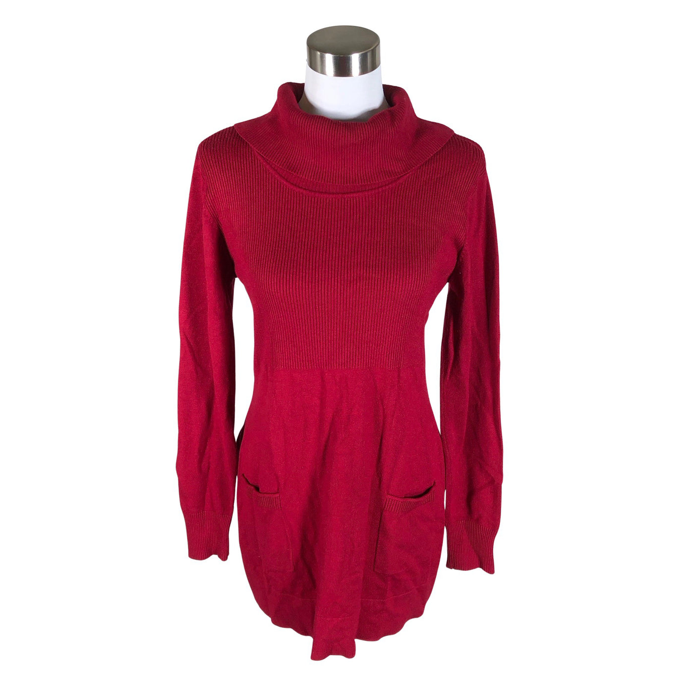 Unisex S.T.I - Kootud tuunika, suurus 38 - Punane (1)