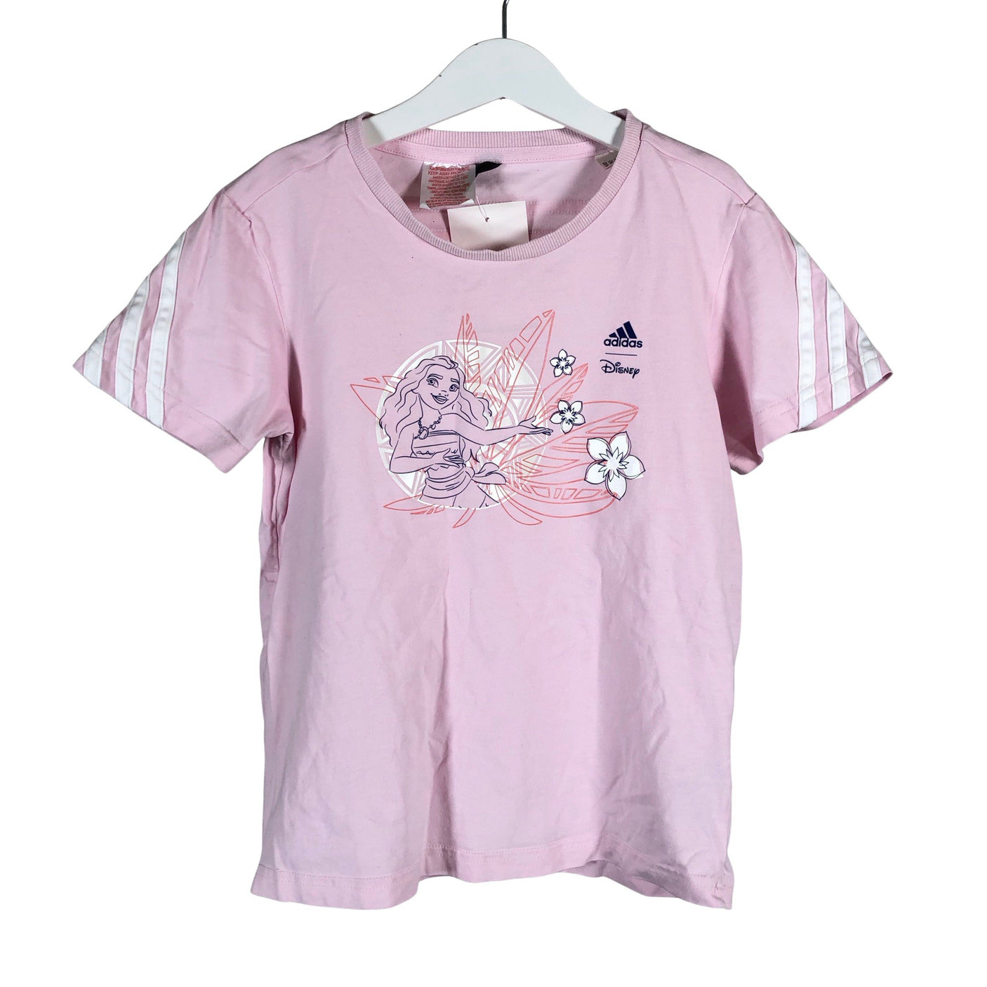 Unisex Adidas - T-särk, suurus 134 - 140 - Heleroosa (1)