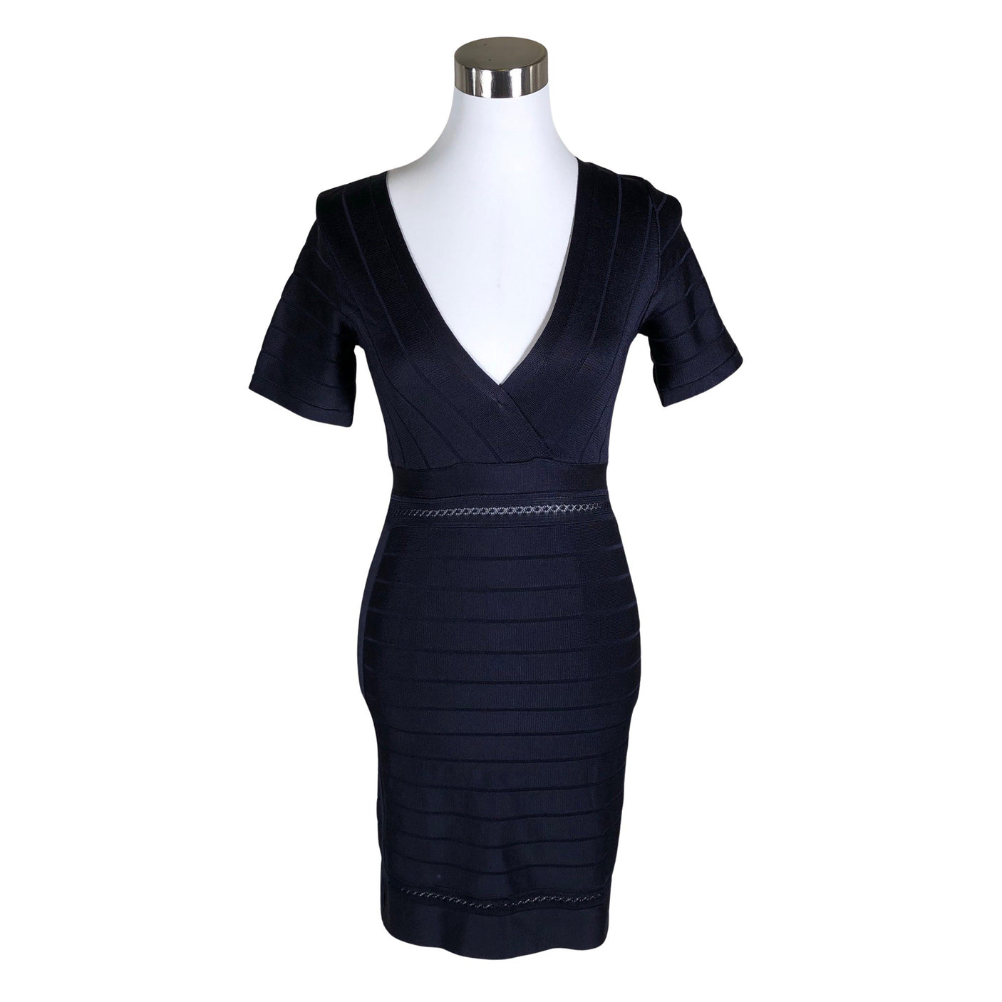 Unisex French Connection - Kootud kleit, suurus 36 - Sinine (1)