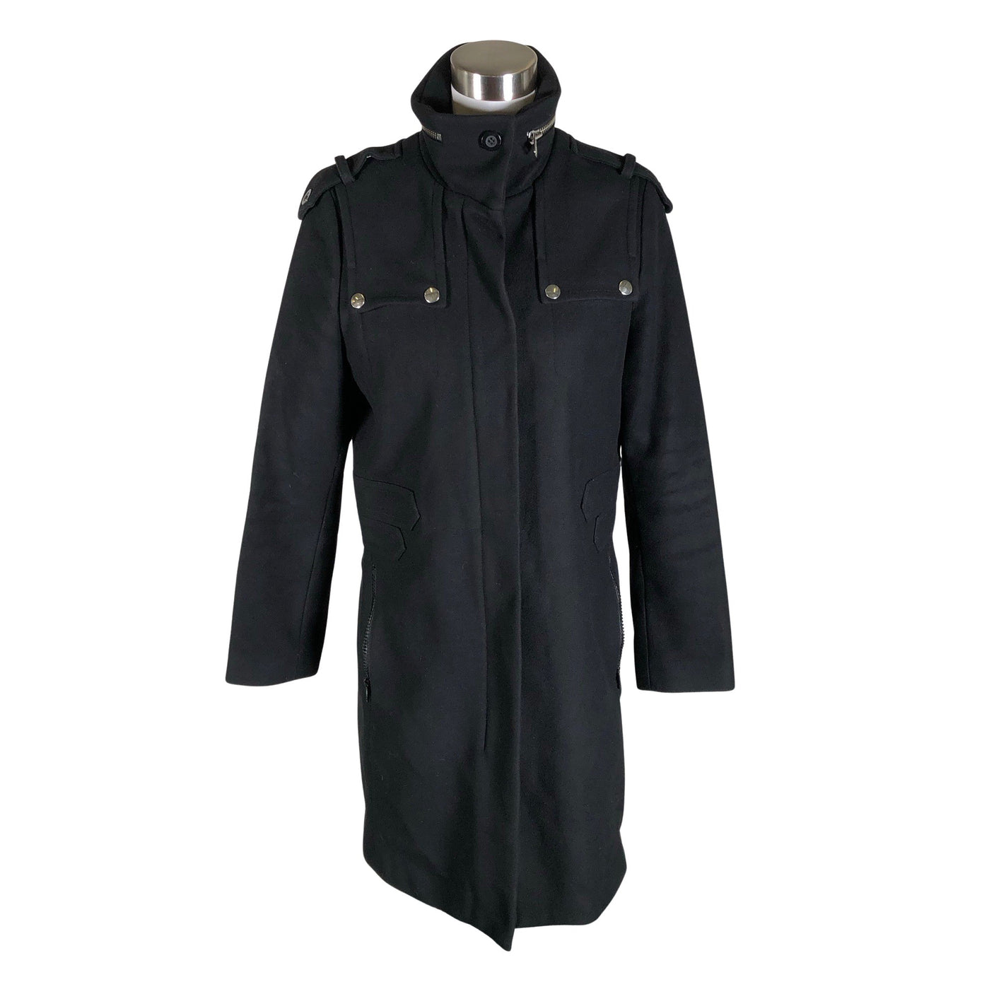 Unisex Filippa K. - Villane mantel, suurus 38 - Must (1)