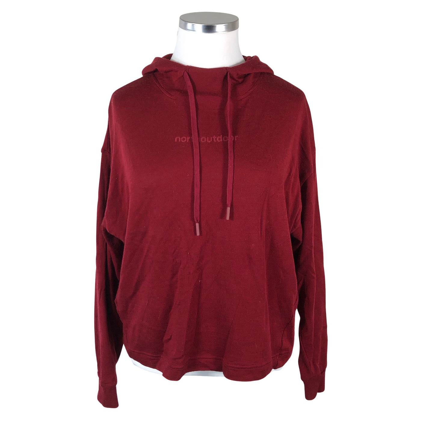 Unisex North Outdoor - Dressipluus, suurus 42 - Veinipunane (1)