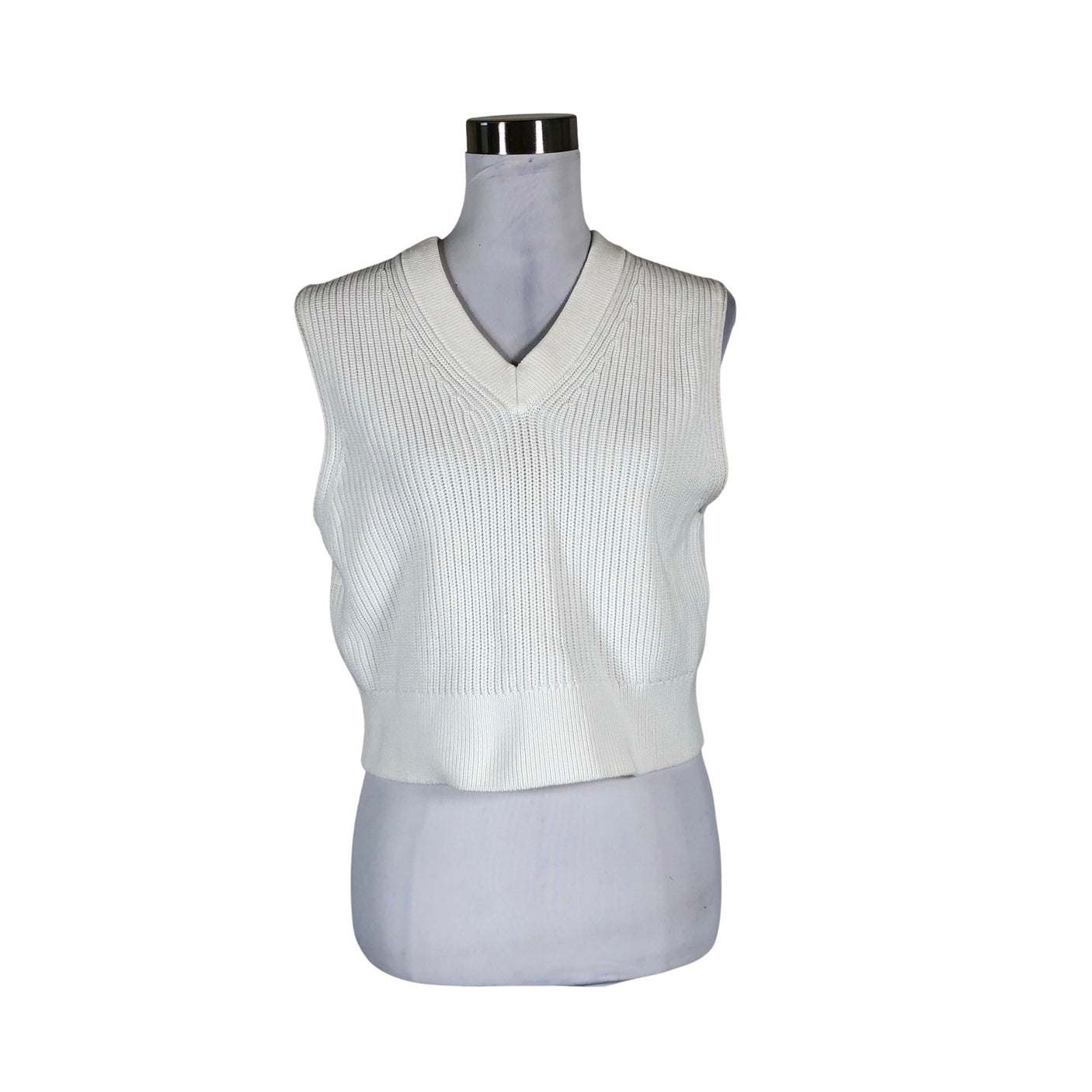 Unisex COS - Kootud vest, suurus 38 - Valge (1)