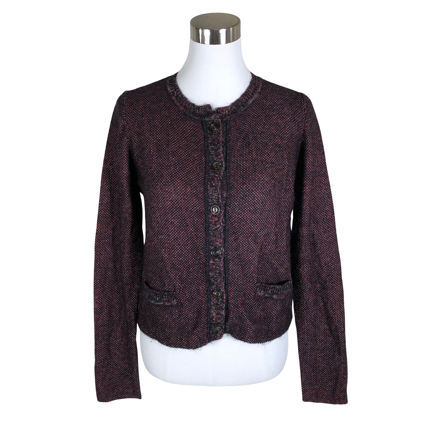 Unisex Marc O'Polo - Kardigan, suurus 40 - Veinipunane (1)