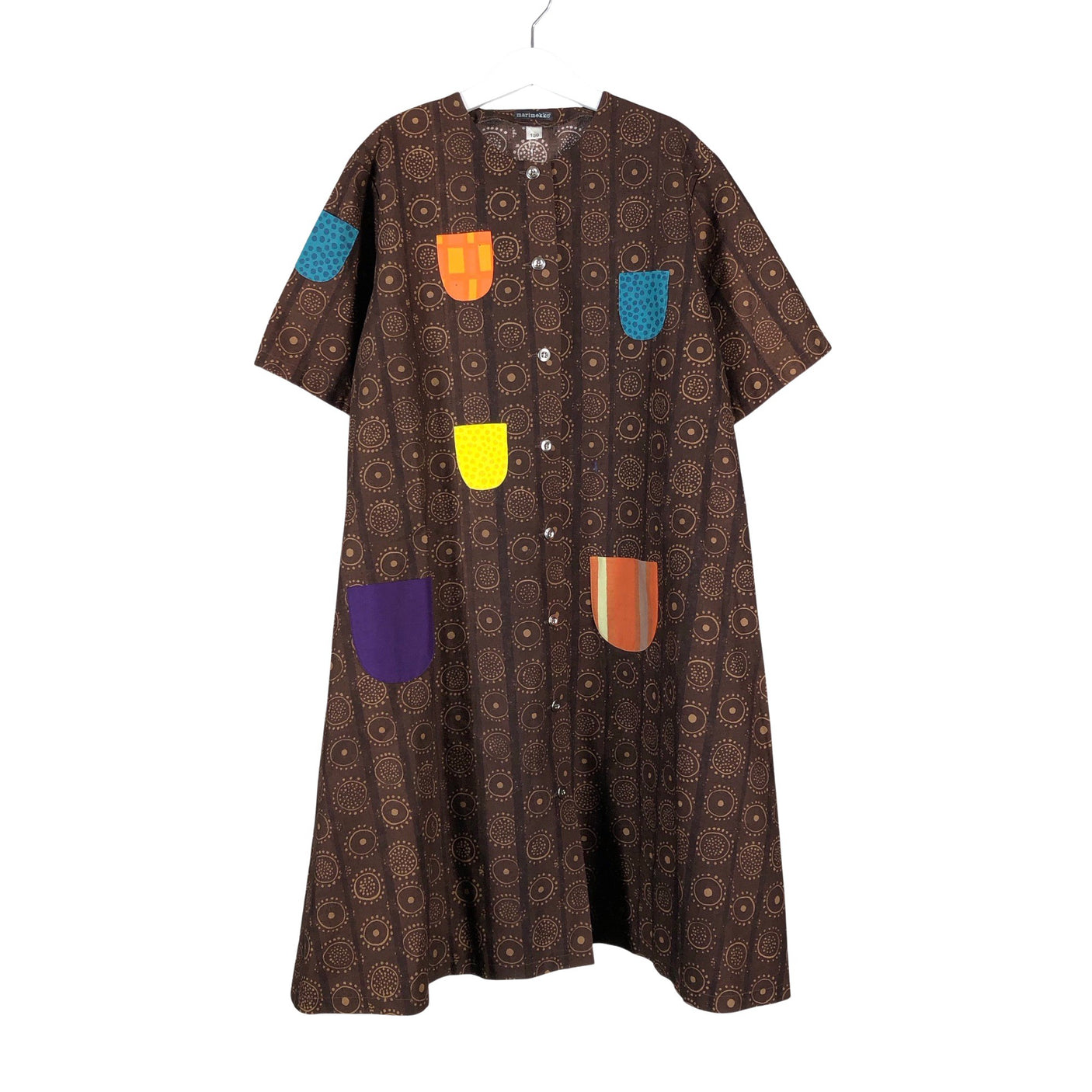 Unisex Marimekko - Mitteveniv kleit, suurus 146 - 152 - Pruun (1)