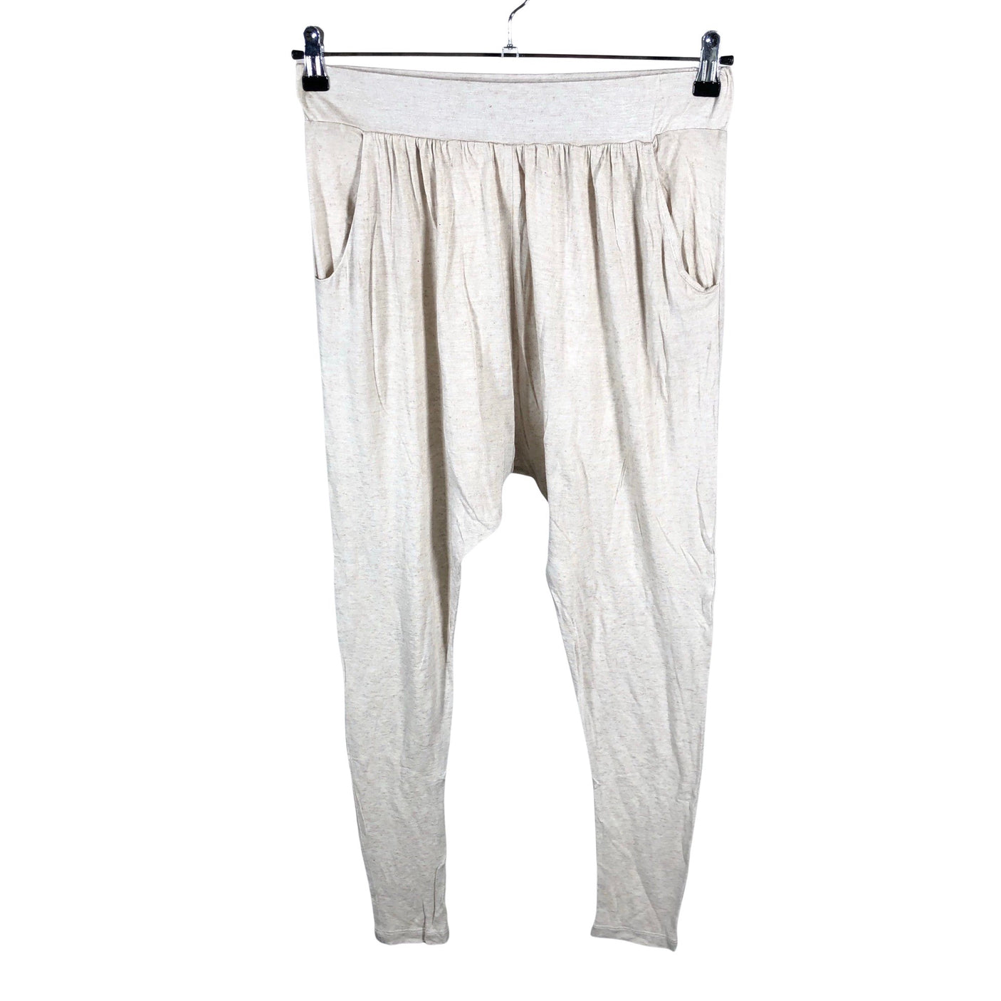 Unisex Iris Janvier - Trikotaažist püksid, suurus 36 - Beige (1)