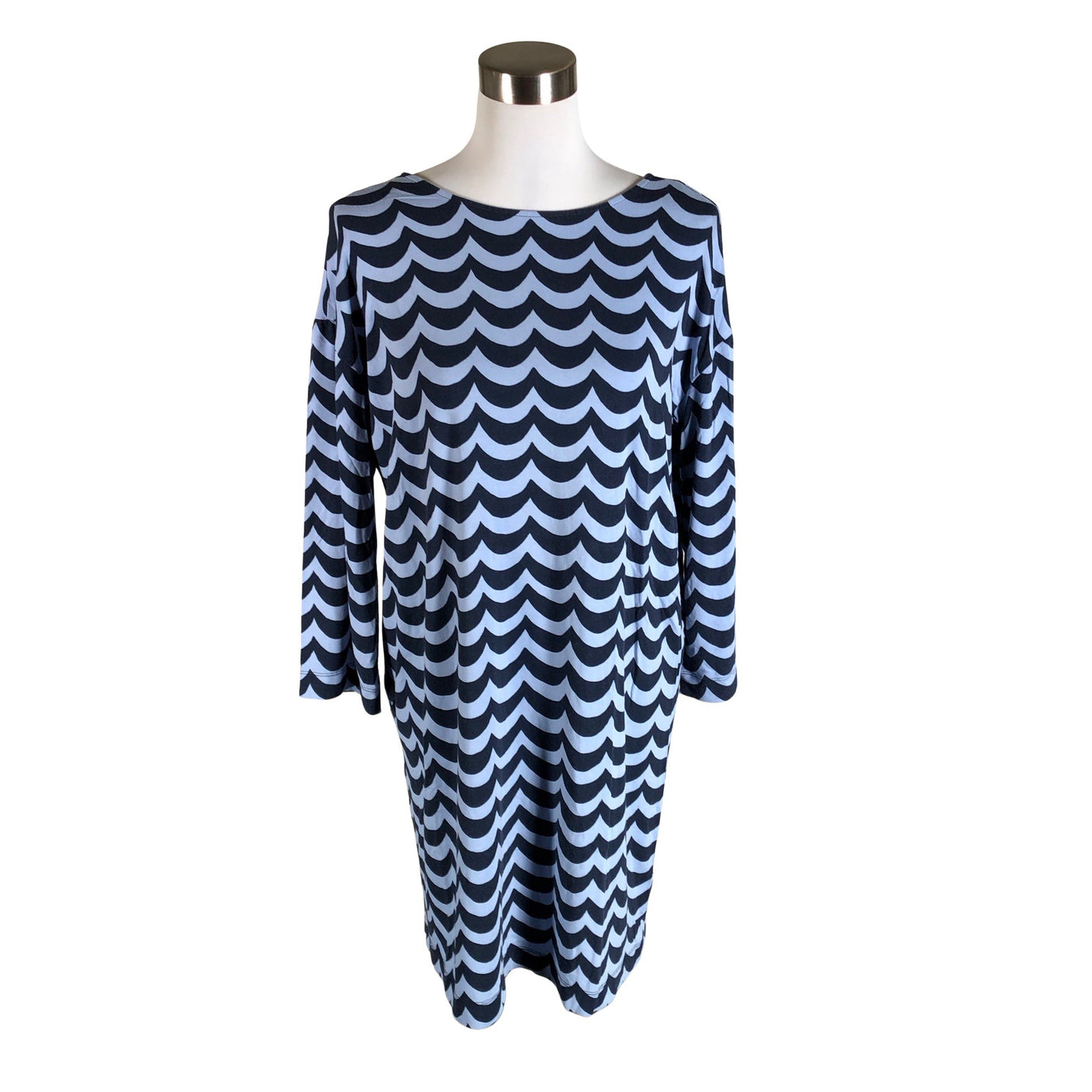 Unisex Marimekko - Trikotaažist kleit, suurus 38 - Sinine (1)