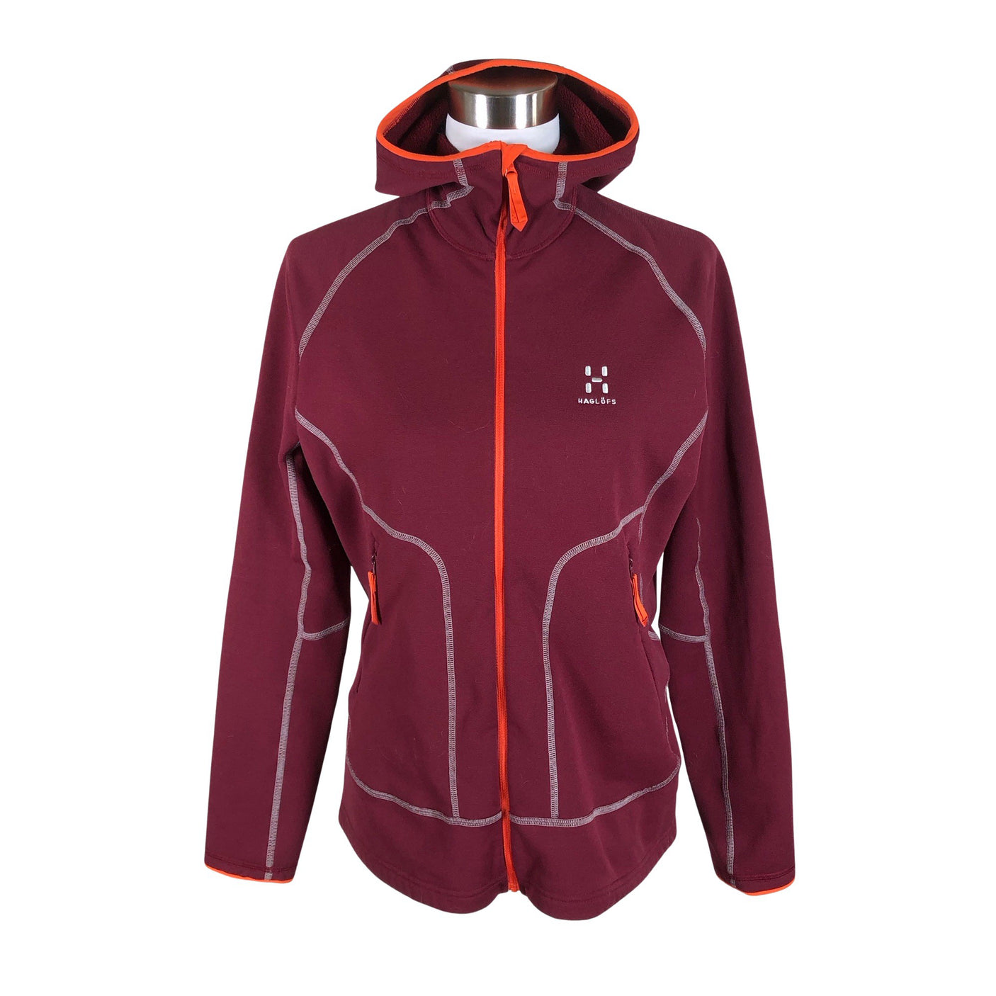 Unisex Haglöfs - Fliisjakk, suurus 40 - Veinipunane (1)