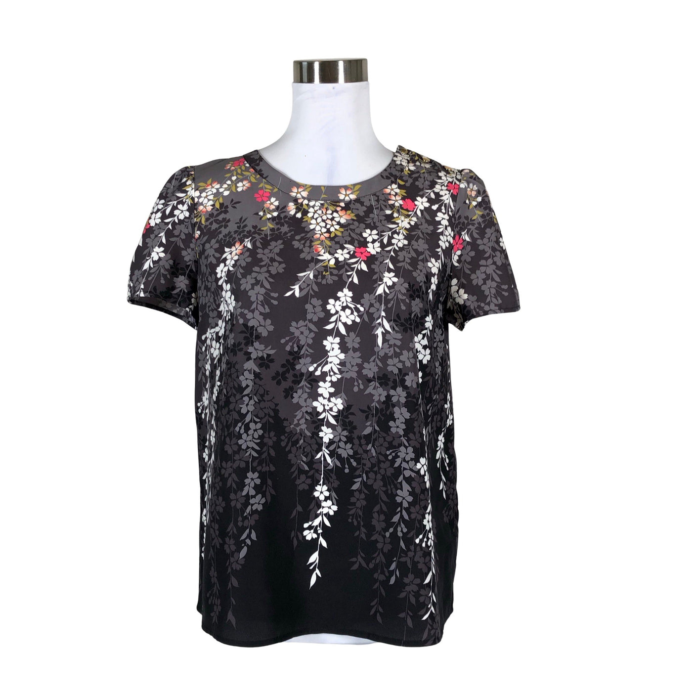 Unisex Oasis - Lühikeste käistega pluus, suurus 38 - Veinipunane (1)