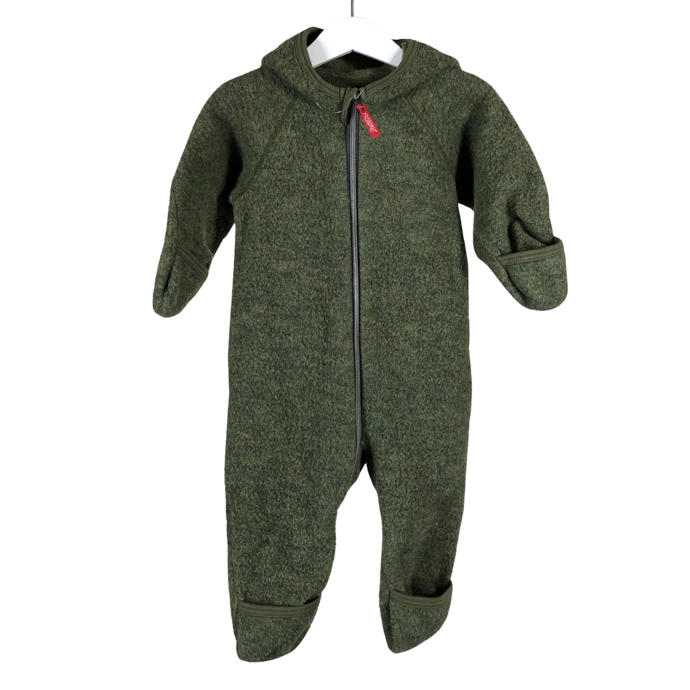 Unisex Ruskovilla - Villane kombinesoon, suurus 74 - 80 - Roheline (1)