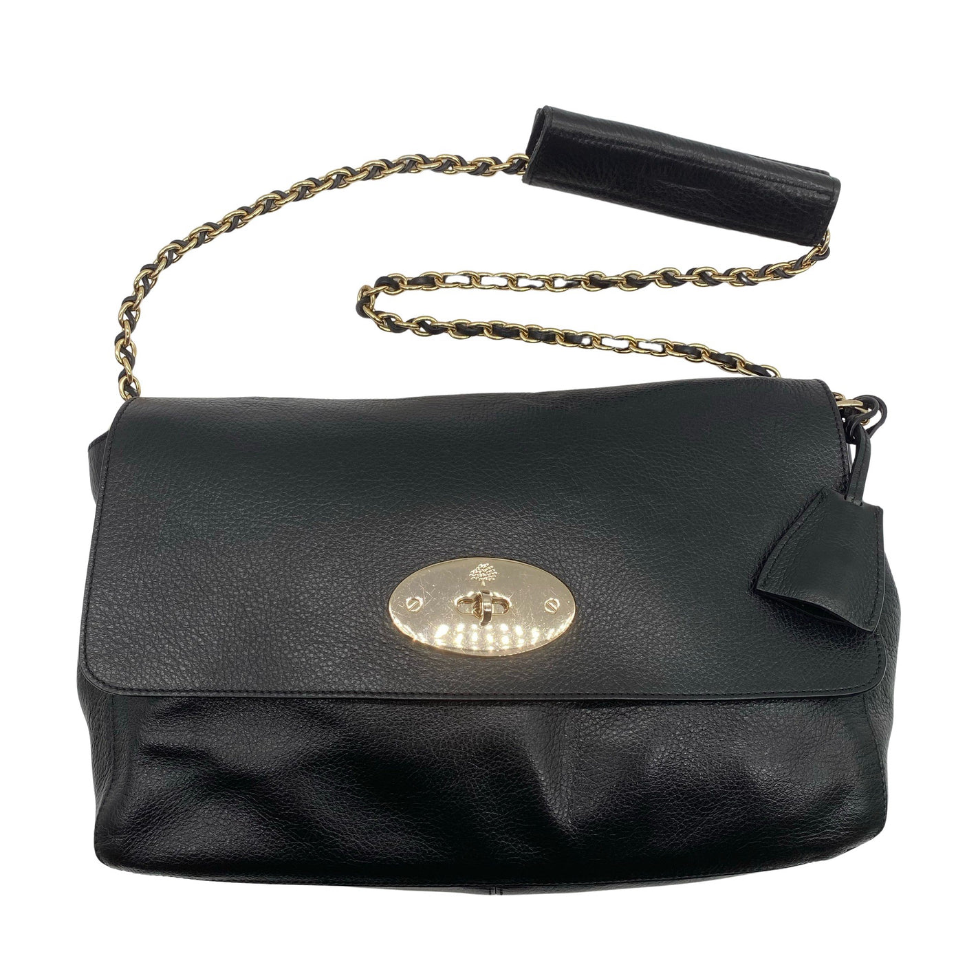 Unisex Mulberry - Õlakott, suurus Midi - Must (1)
