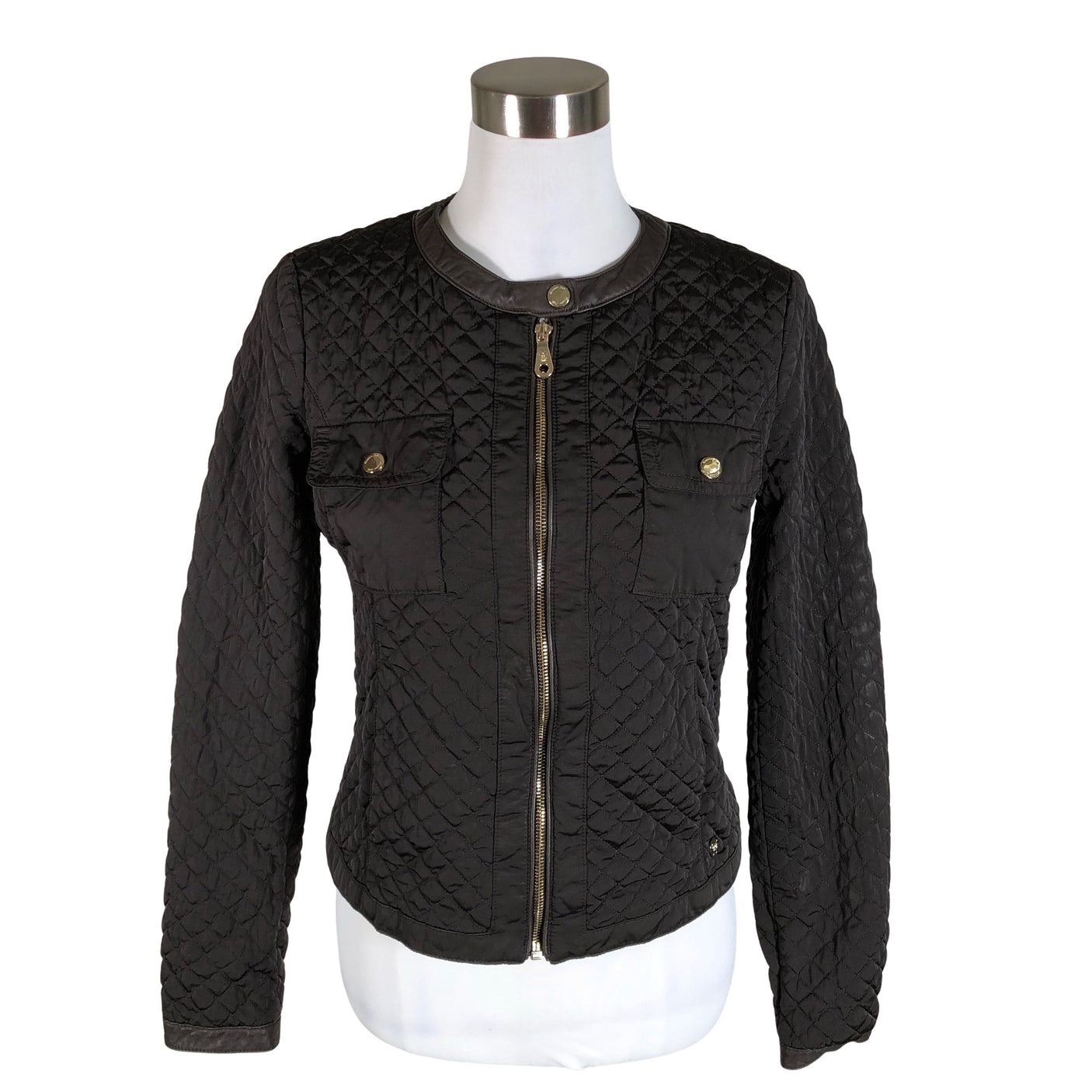 Unisex Massimo Dutti - Tepitud jope, suurus 38 - Pruun (1)