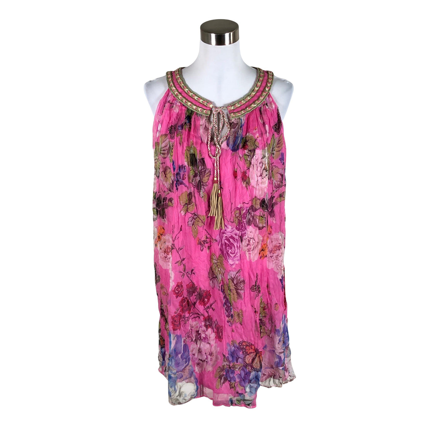 Unisex Derhy - Õhuke kleit, suurus 38 - Roosa (1)