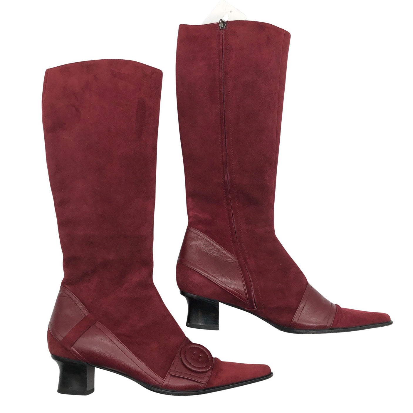 Unisex Baldinini - Saapad, suurus 40 - Veinipunane (1)