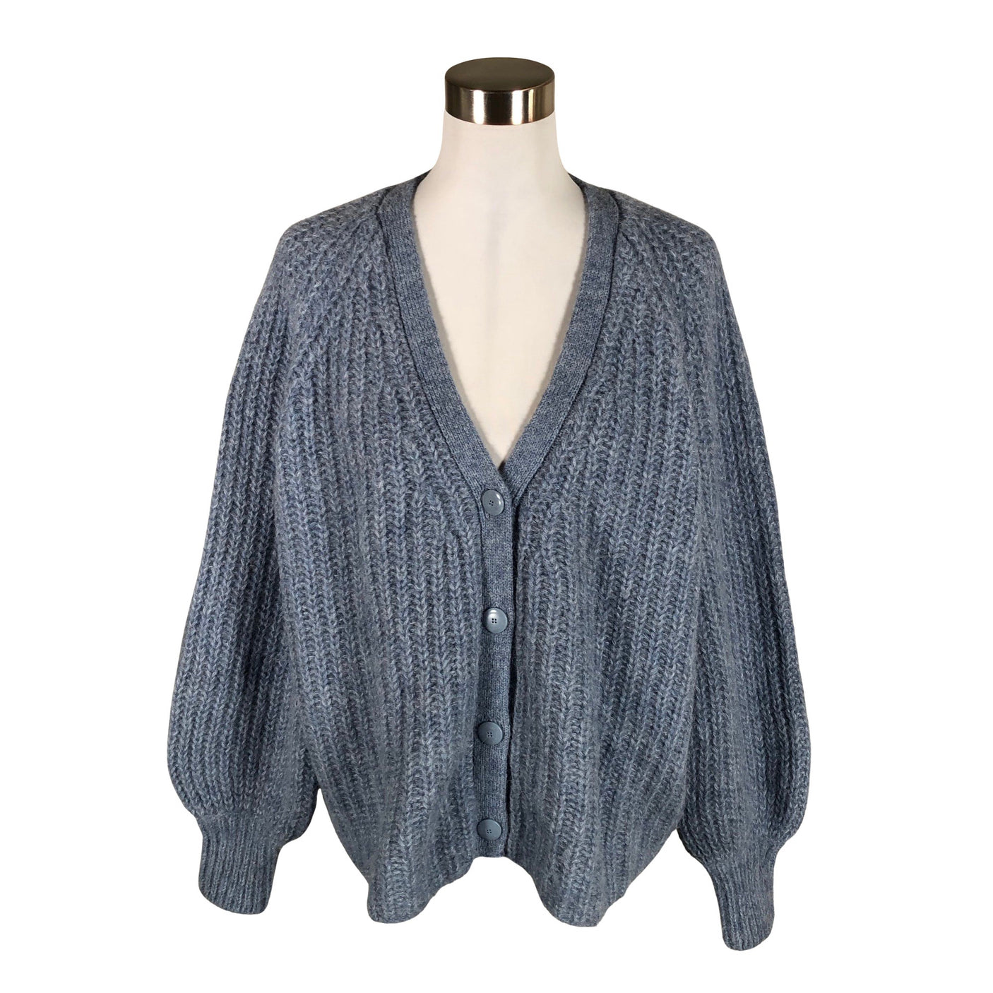 Unisex La Maille Sezane - Kardigan, suurus 40 - Sinine (1)