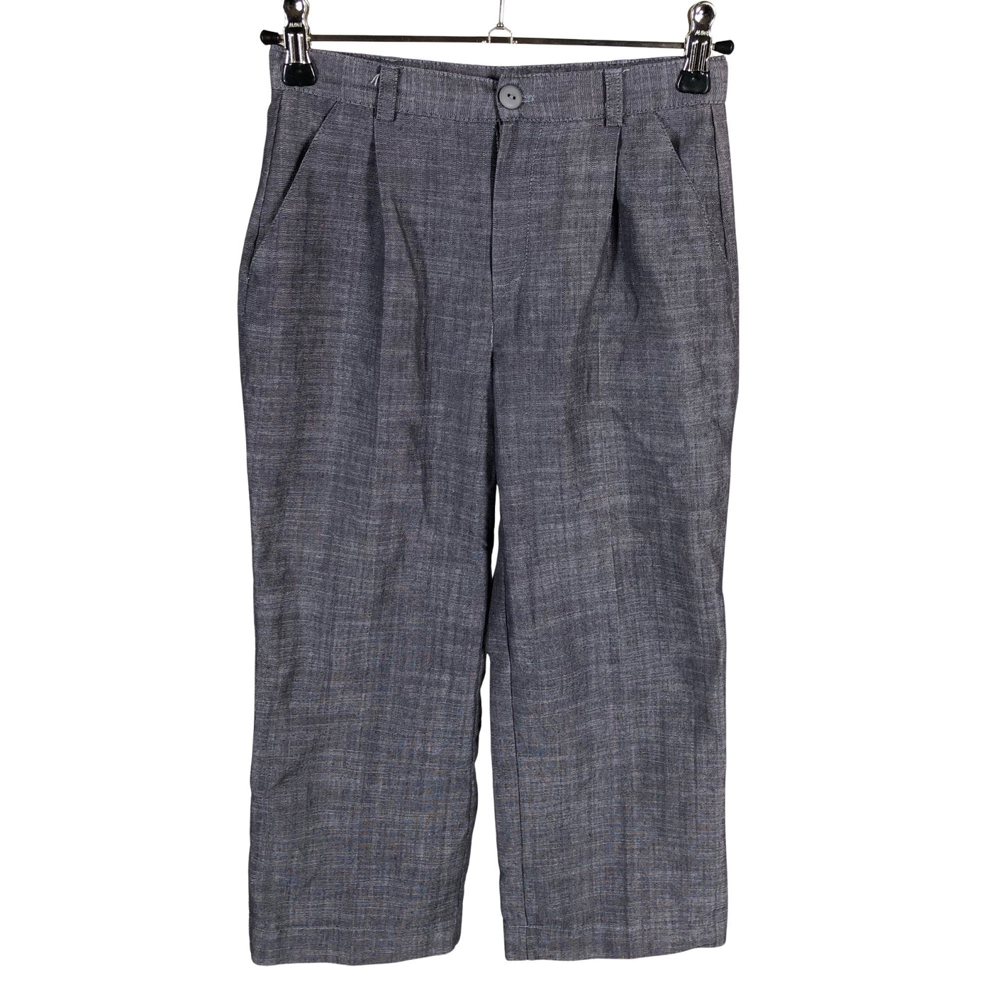 Unisex Kinderit - Mittevenivad püksid, suurus 116 - 122 - Hall (1)