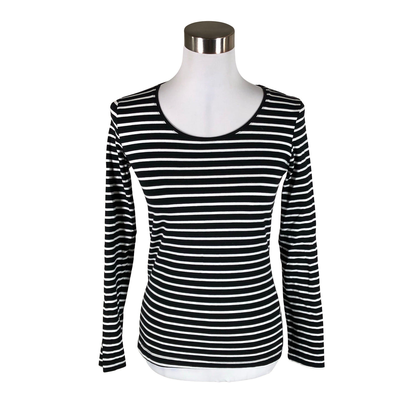 Unisex Lindex - Trikotaažist pluus, suurus 36 - Must (1)