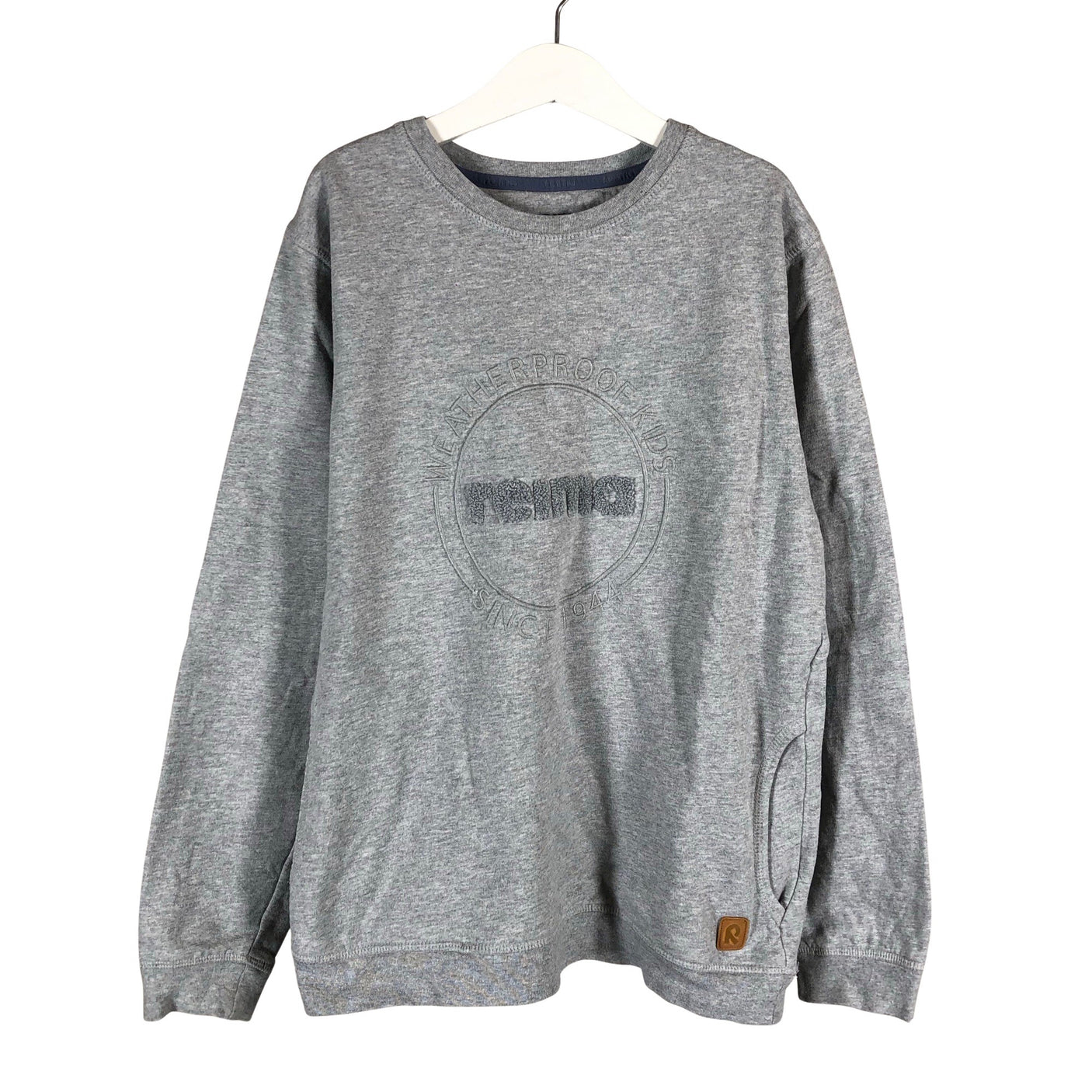 Unisex Reima - Dressikangast pluus, suurus 140 - 146 - Hall (1)