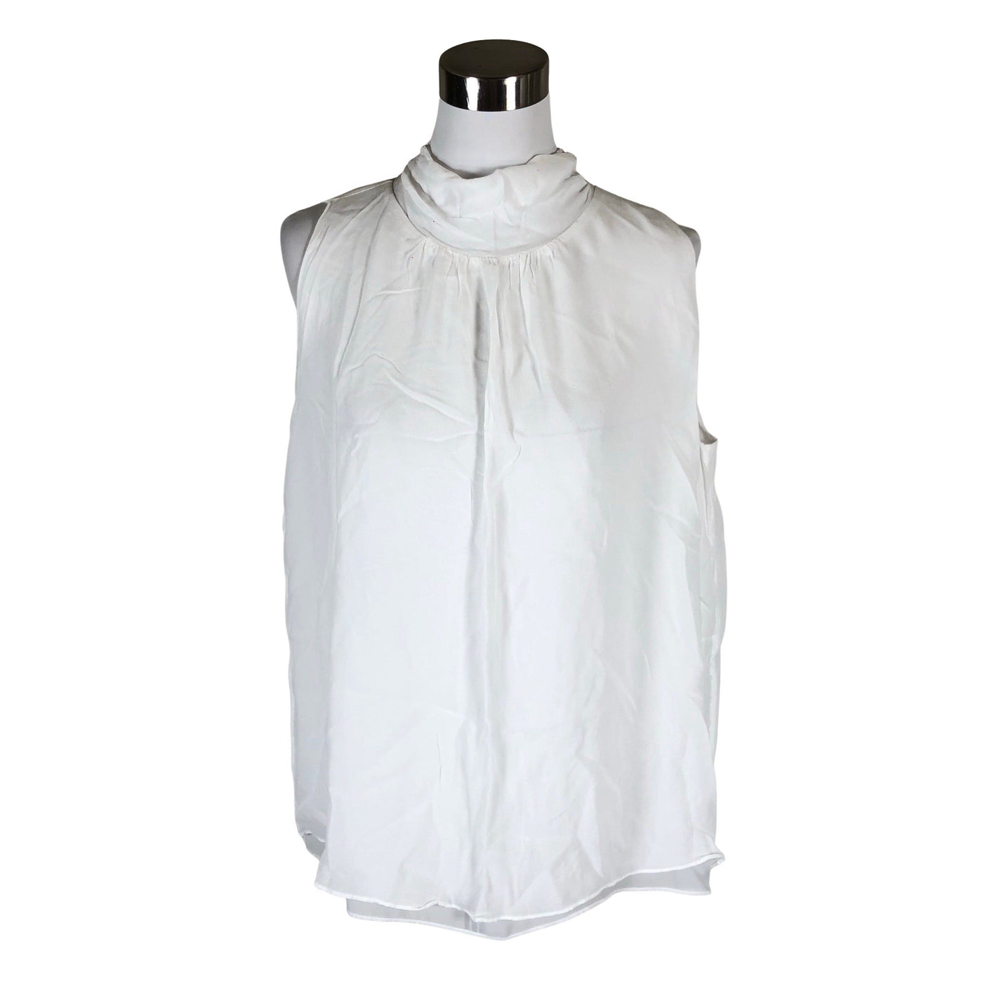Unisex Ril's - Lühikeste käistega pluus, suurus 40 - Valge (1)