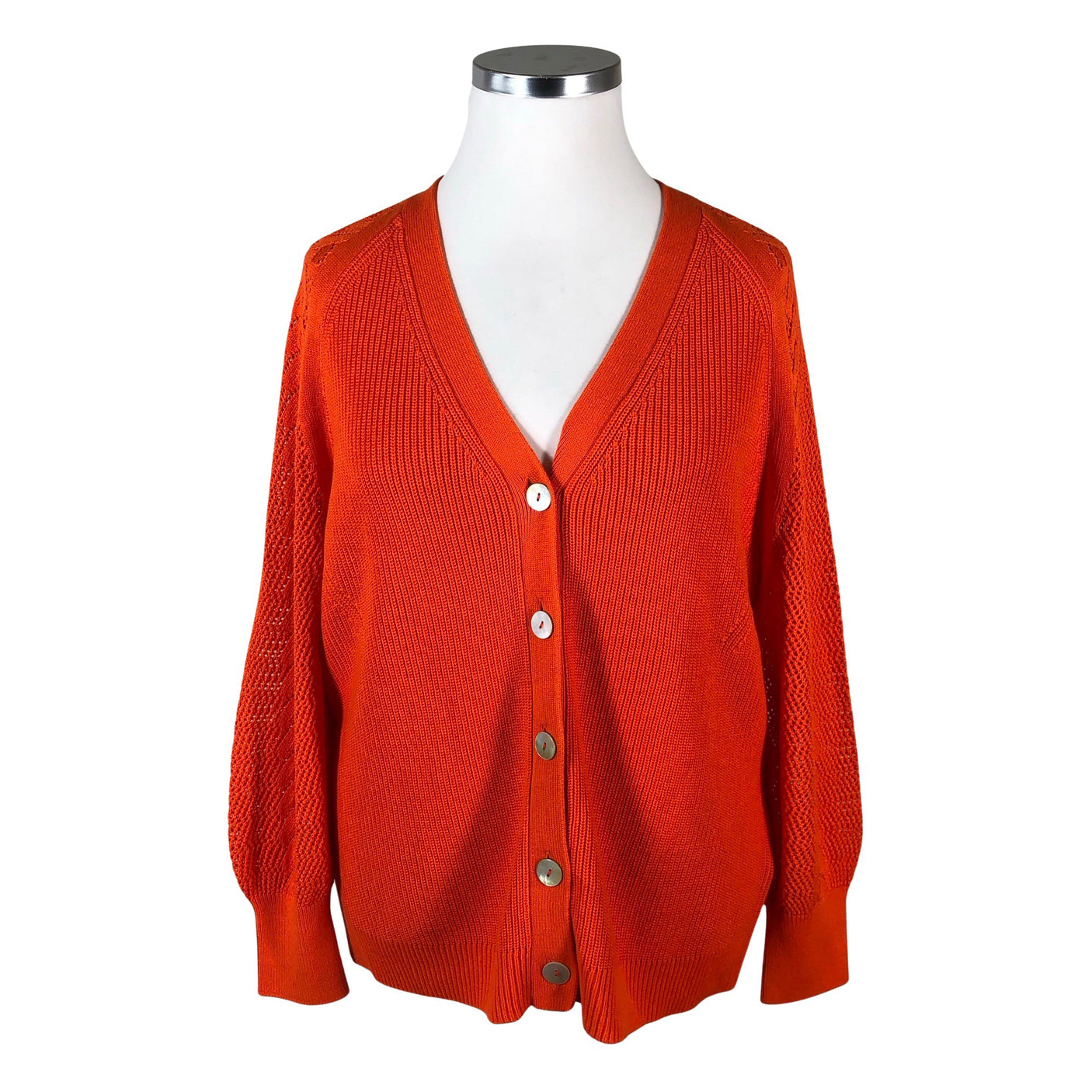 Unisex Eiszeit - Kardigan, suurus 44 - Oranž (1)
