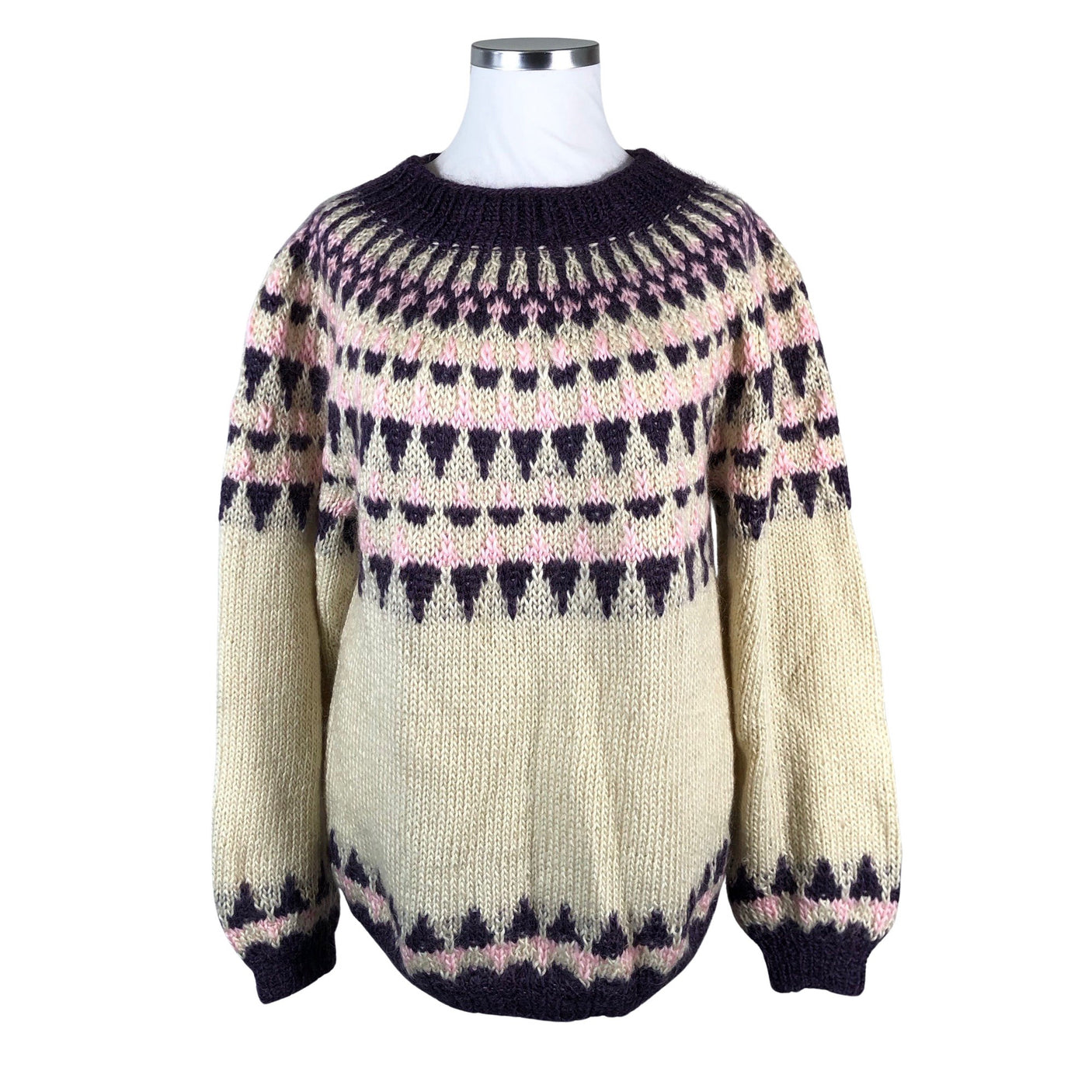Unisex Handmade - Kampsun, suurus 44 - Looduslik valge (1)