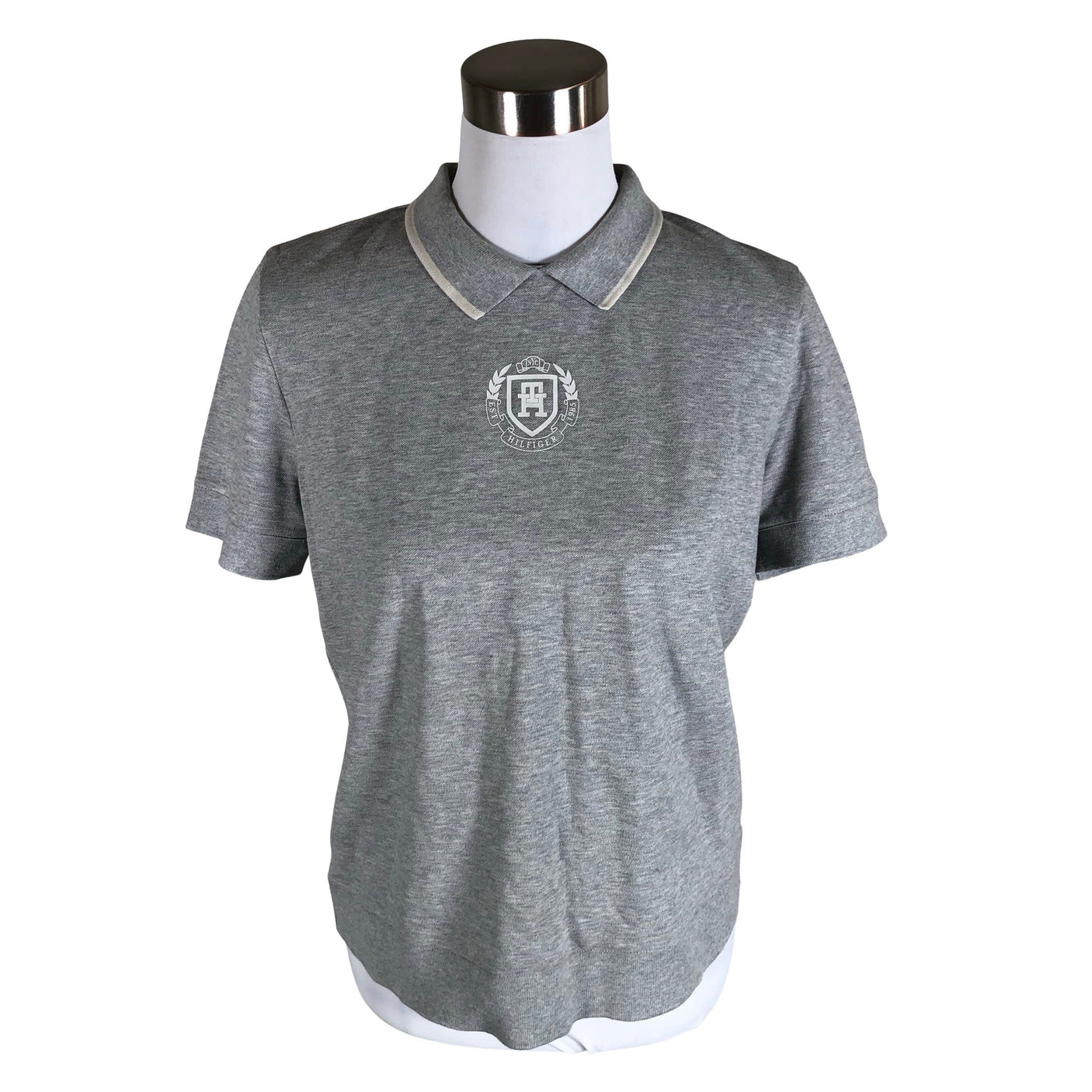 Unisex Tommy Hilfiger - Polosärk, suurus 40 - Hall (1)