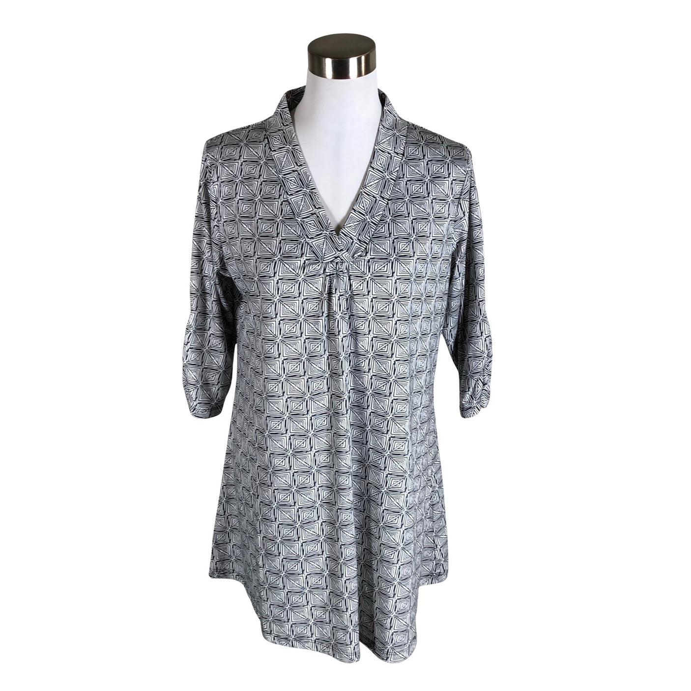 Unisex Free Quent - Trikotaažist kleit, suurus 40 - Valge (1)