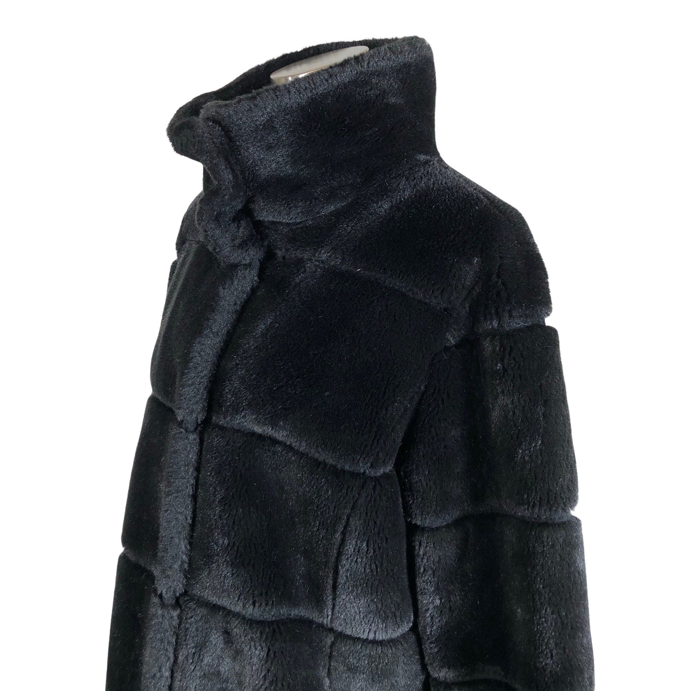 Unisex Junge - Kunstkarusnahast mantel, suurus 38 - Must (3)