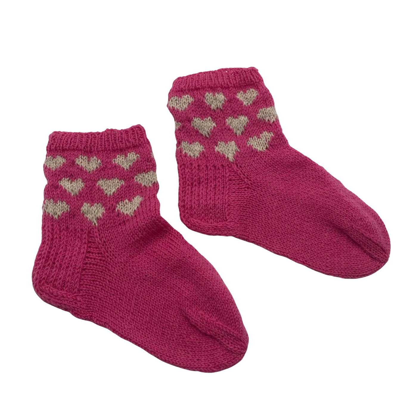 Unisex Handmade - Villased sokid, suurus 39 - Roosa (1)