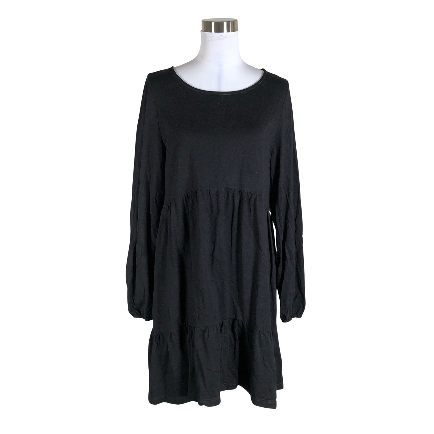 Unisex Melli - Trikotaažist kleit, suurus 40 - Must (1)