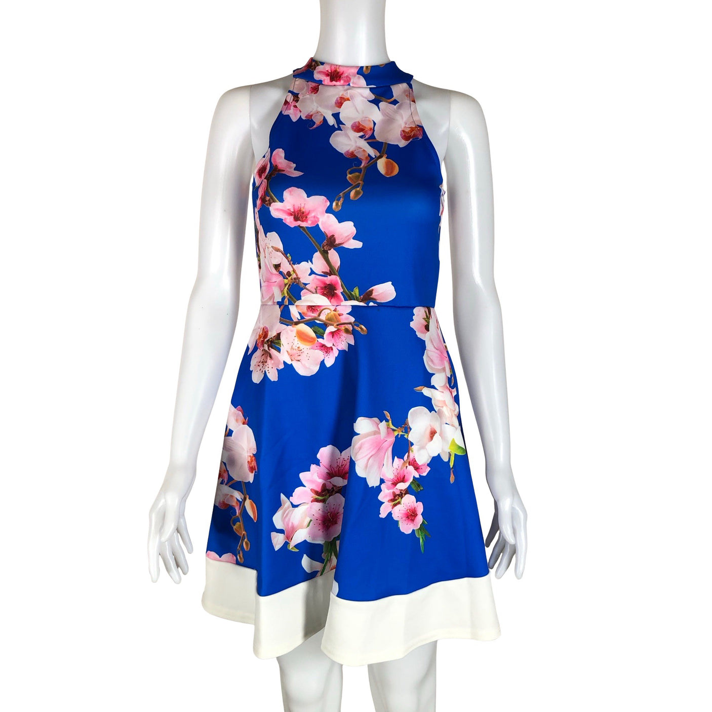 Unisex Evita - Trikotaažist kleit, suurus 36 - Sinine (1)