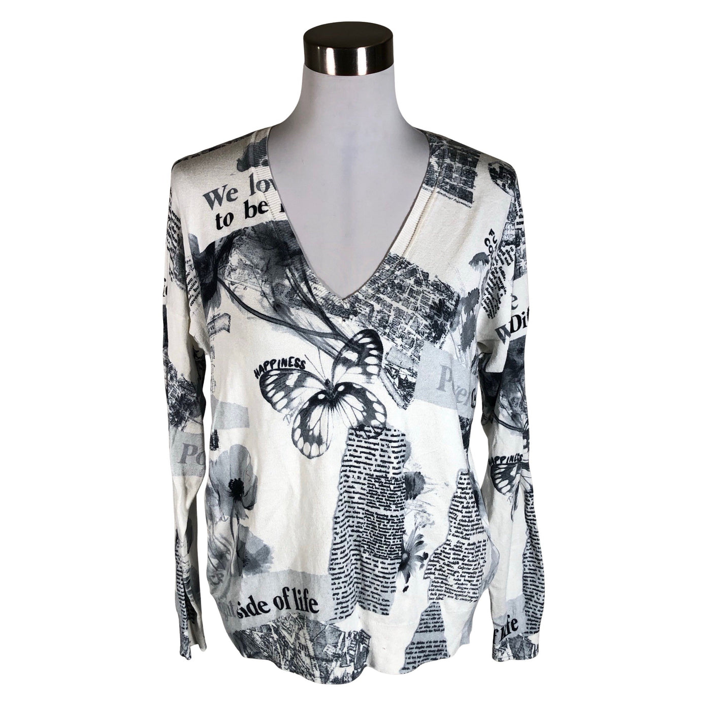 Unisex Desigual - Kampsun, suurus 36 - Valge (1)